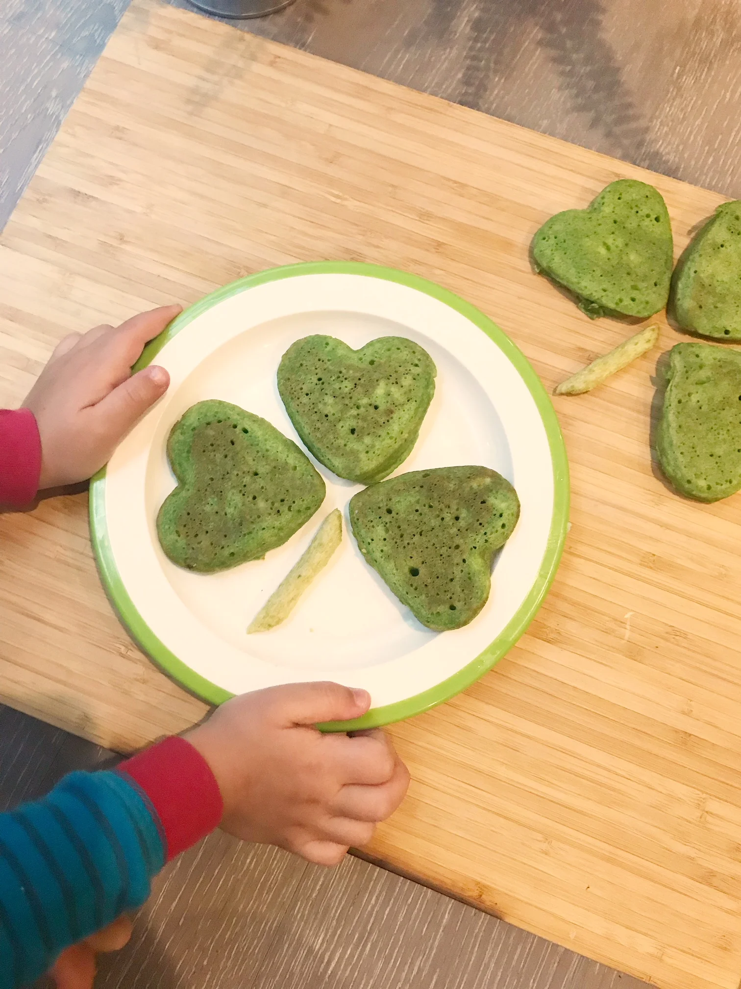 Green Pancakes!