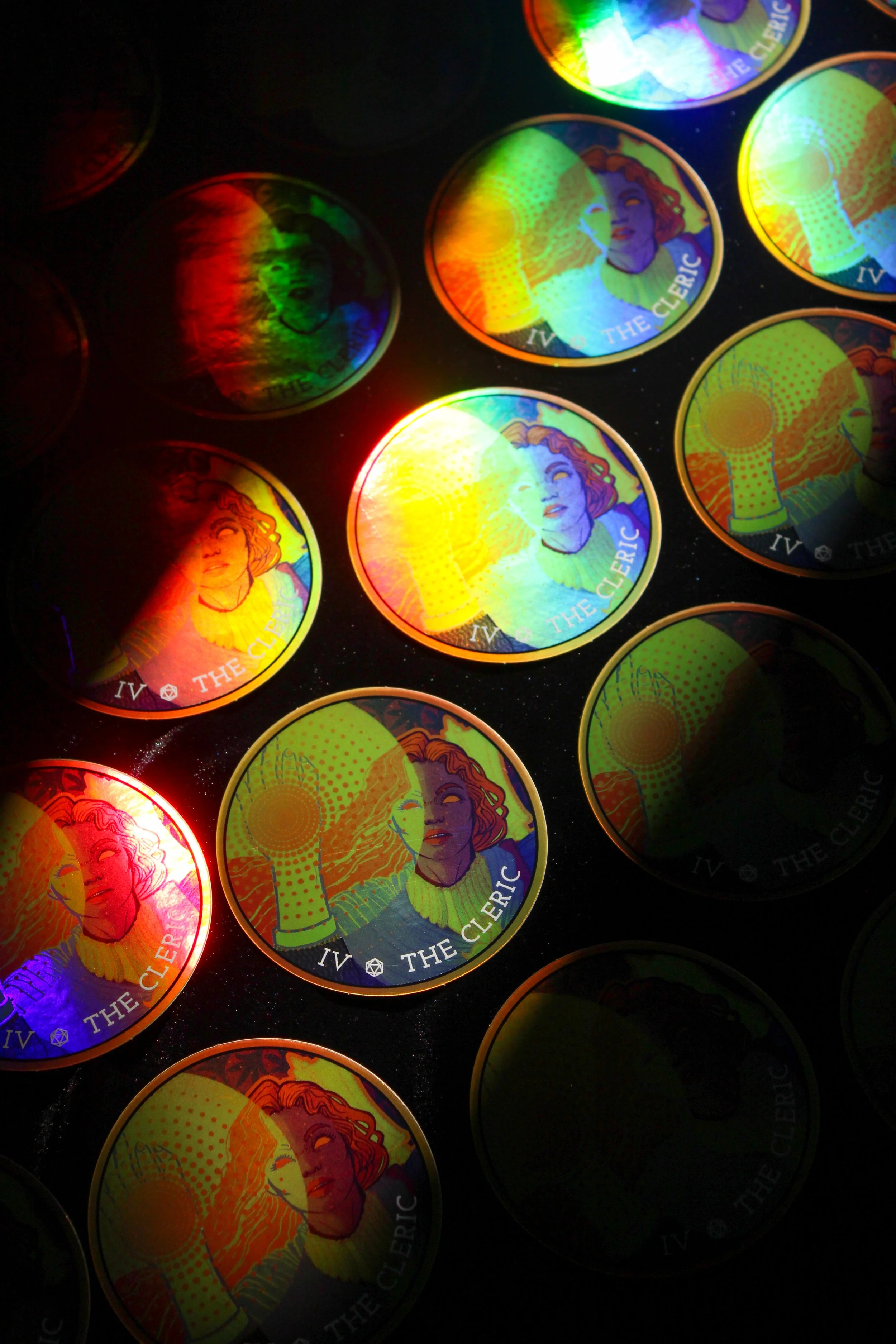 Norse Foundry Cleric Vinyl Sticker - 3x4 Inch D&D RPG Gaming Decal For Laptops