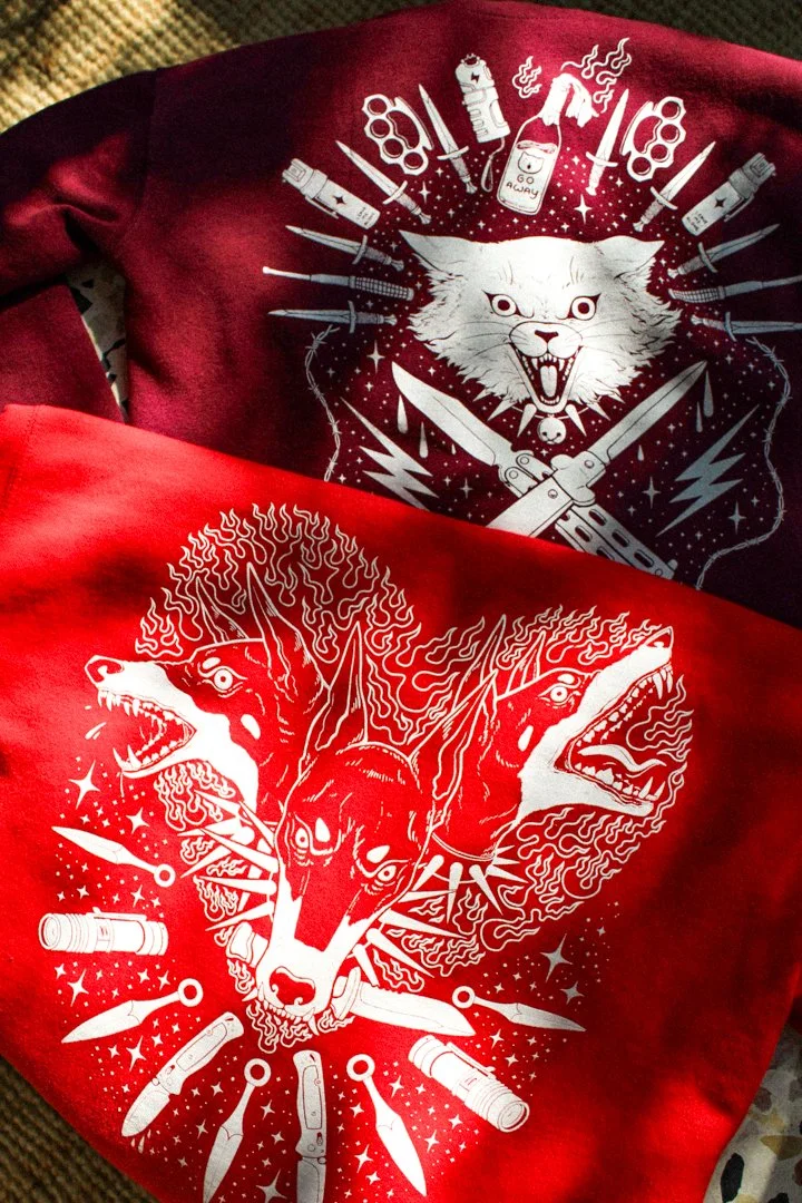 ALLEYCAT ✦ Zip-Up Hoodie — weird works