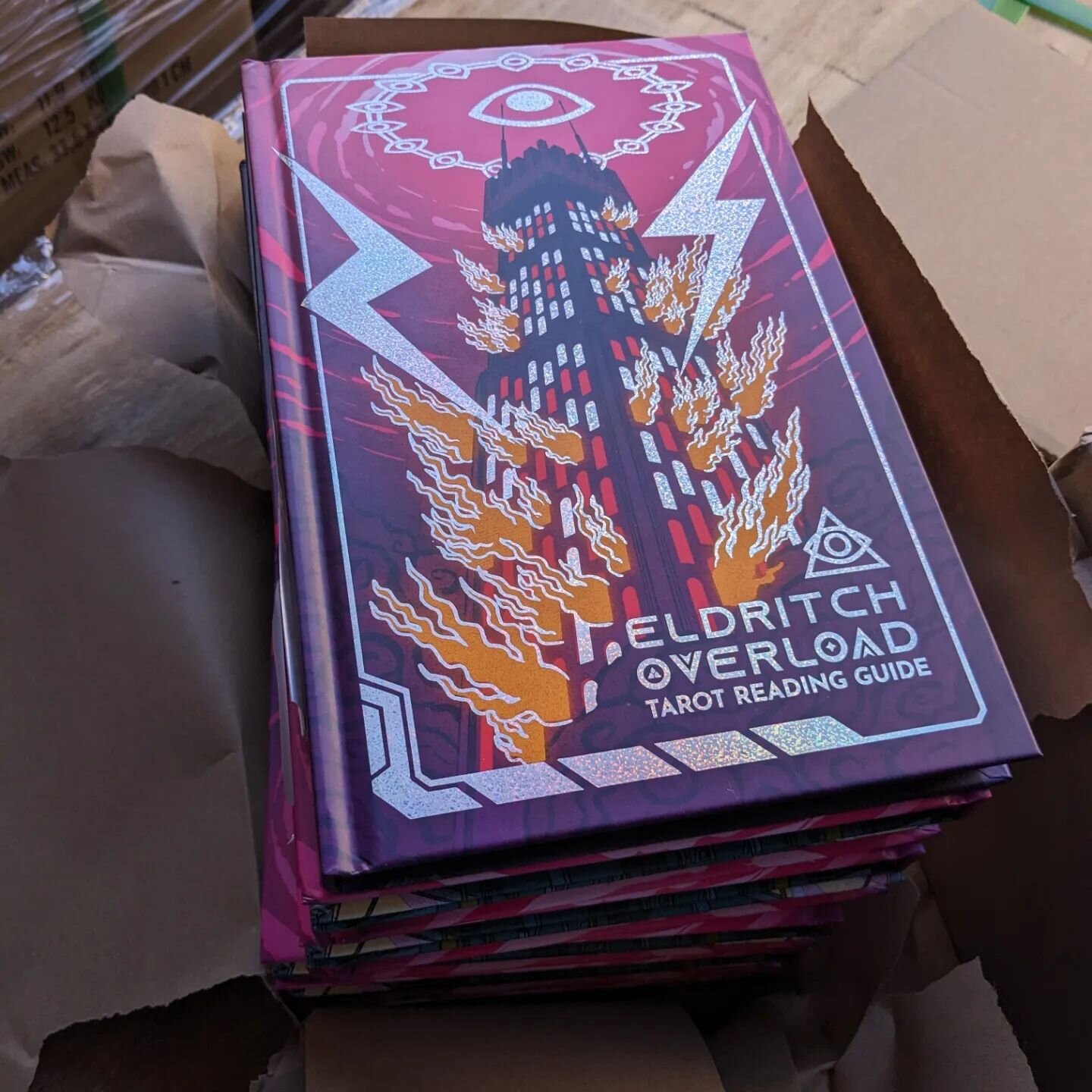 Just arrived!  The Eldritch Overload Tarot Reading guide.  This is a reprint of the tarot portion of our sold out codex.  Now available in our webstore.