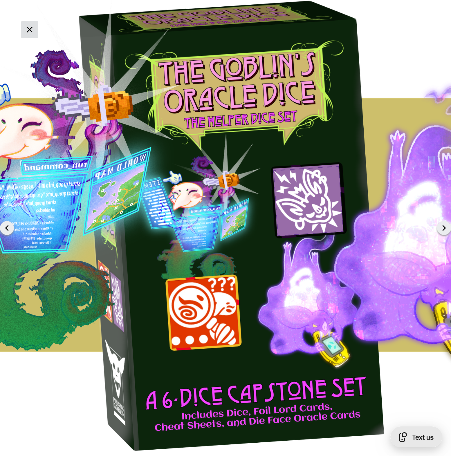 The Goblin's Oracle Dice: The Helper Dice Set