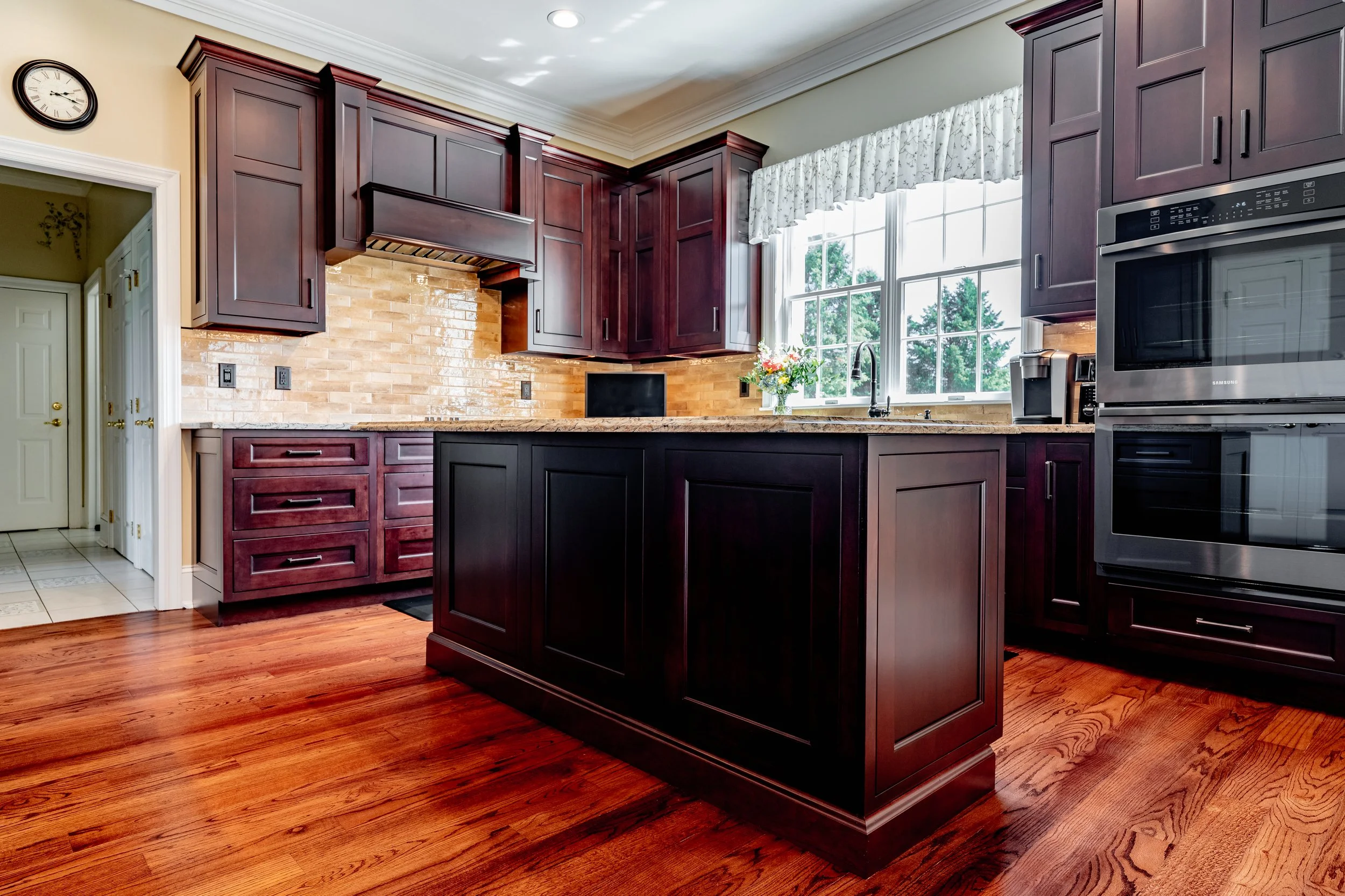Merlot Maple Kitchen Cabinets
