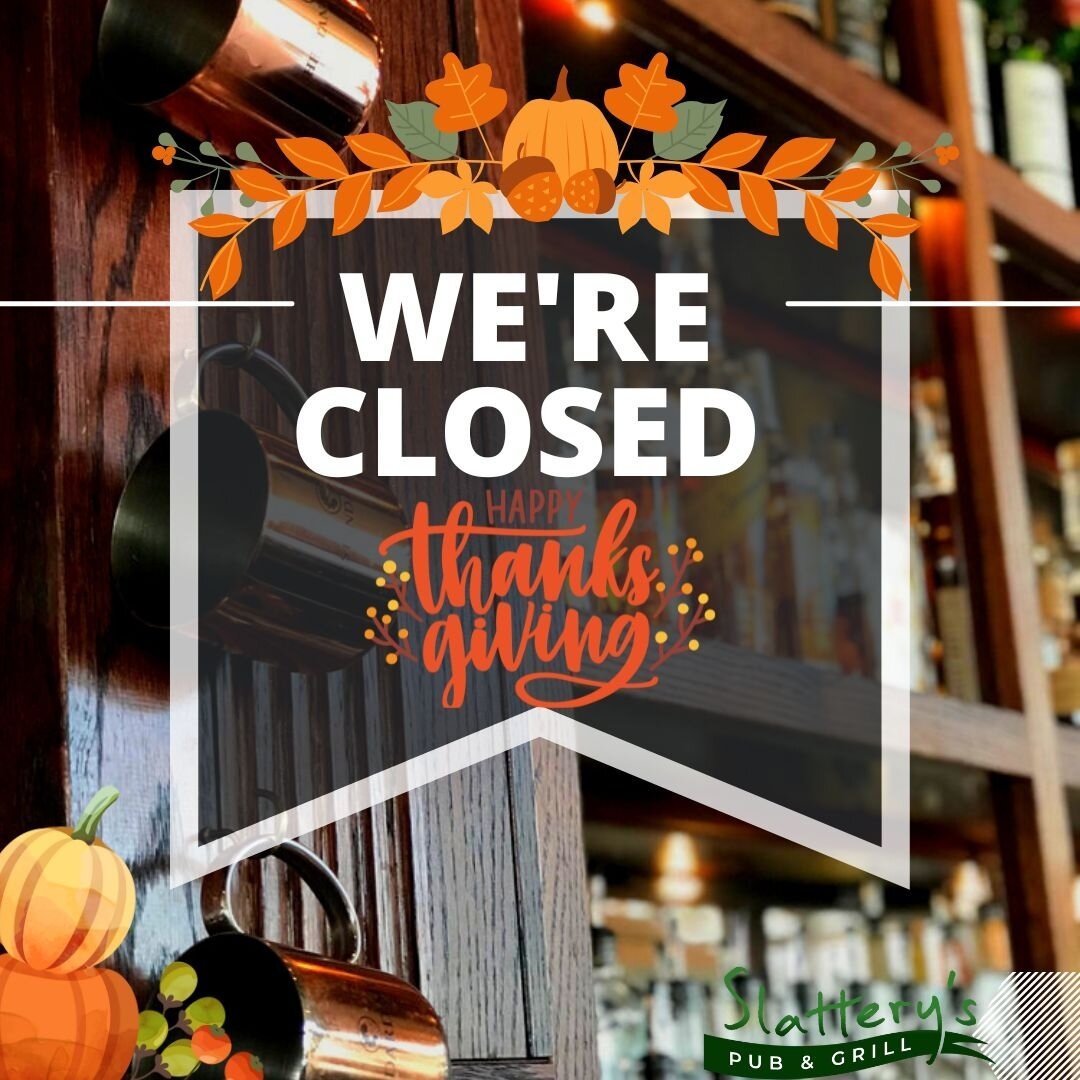 We hope you have a safe and happy Thanksgiving with all your family and friends! ⁠
⁠
See you all tomorrow 🍻