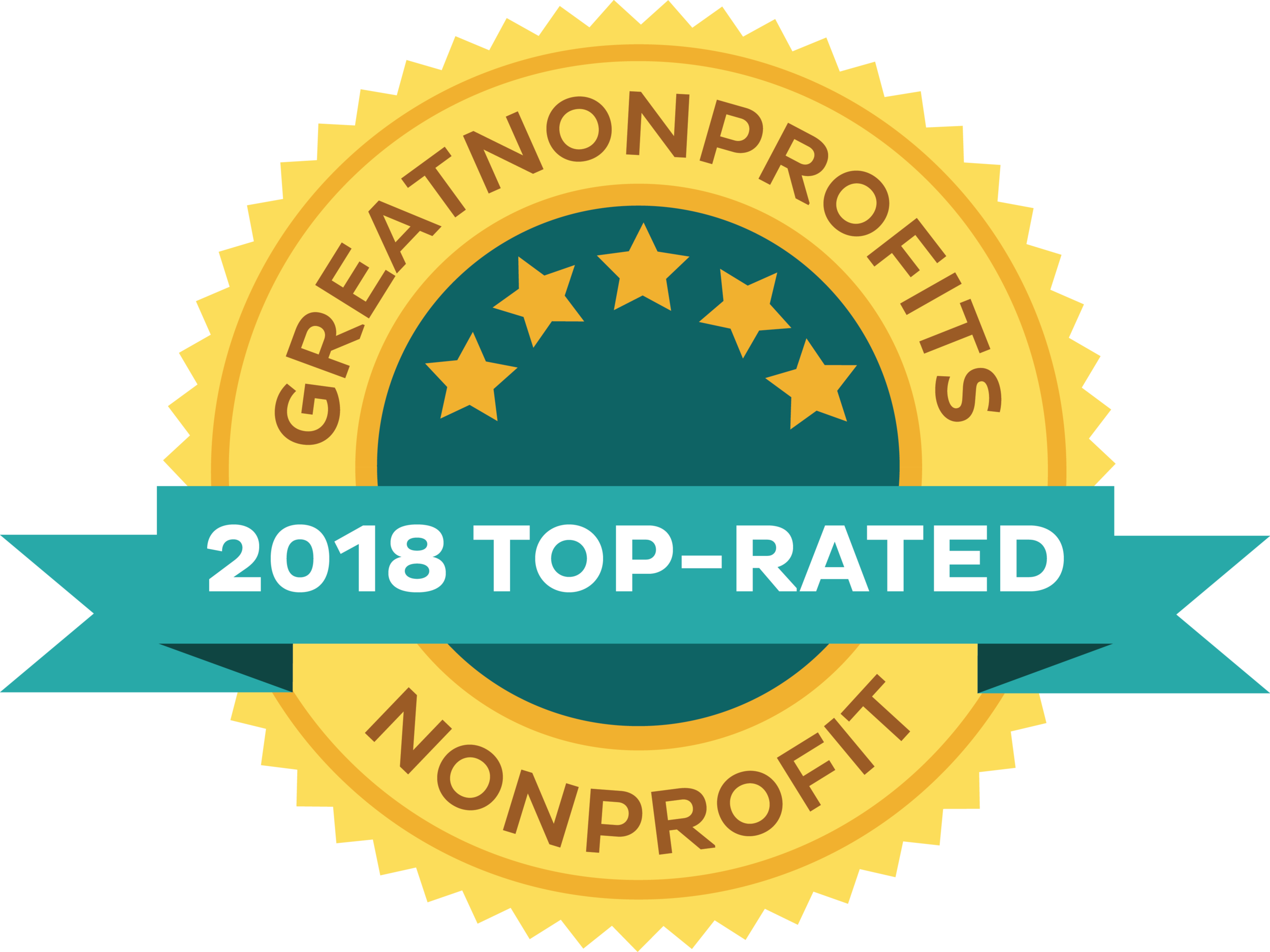 We've made the 2018 Top-Rated Nonprofit List!