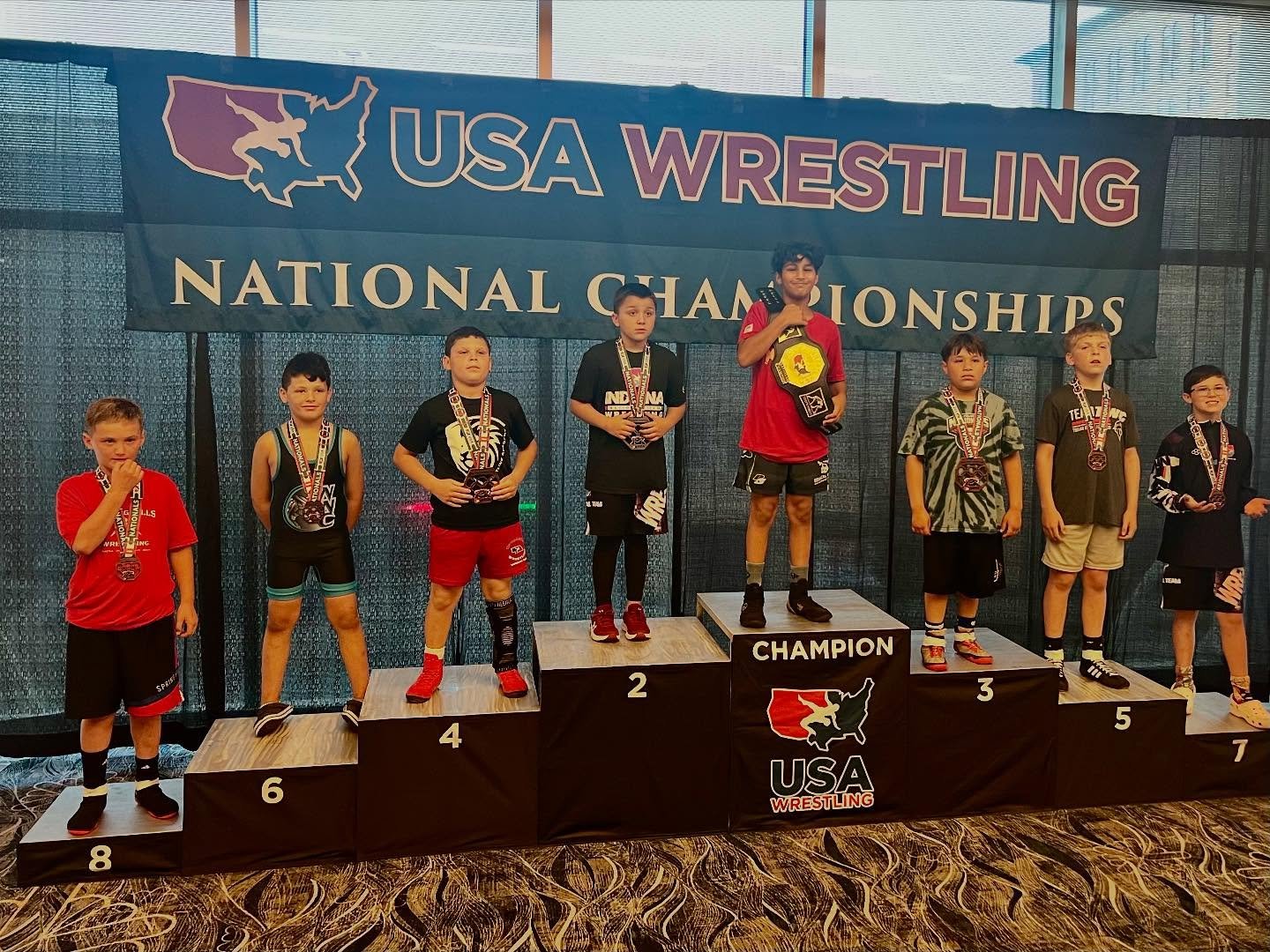 Way to battle today at USA Wrestling Freestyle and Greco Kids Nationals today Irfan and Mannix. Congratulations to Mannix on earning All-American honors in Greco Roman 💪🙌🔥💯 #WWC365