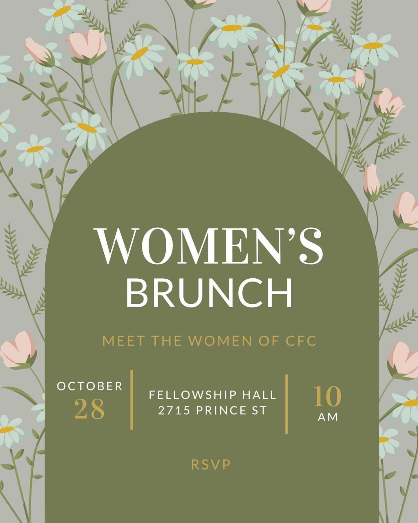 Hello ladies of Vinewood ~ it's officially PSL season!! 

🎃 P repare to enjoy brunch with other
🌶️ S isters from Vinewood
☕️ L ater this month! 

Come join us for our (annual) Women's Brunch &amp; on Saturday 10/28 at 10:30AM! It'll be a time of yu