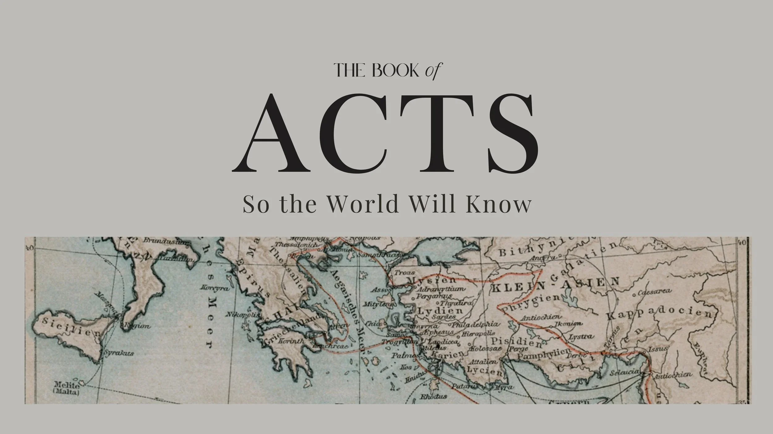 SO THE WORLD WILL KNOW