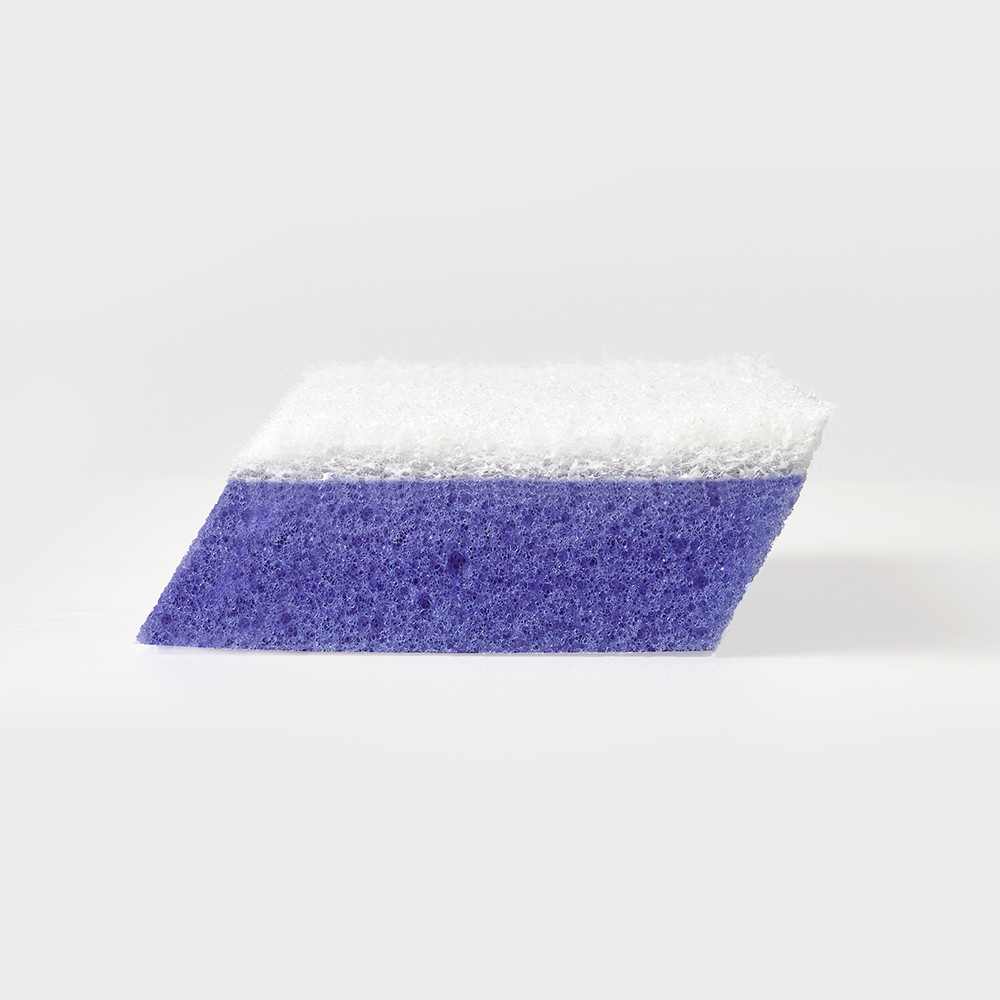 Brillo® Estracell® No Scratch Scrub Sponge with Wedge Edge® out of package