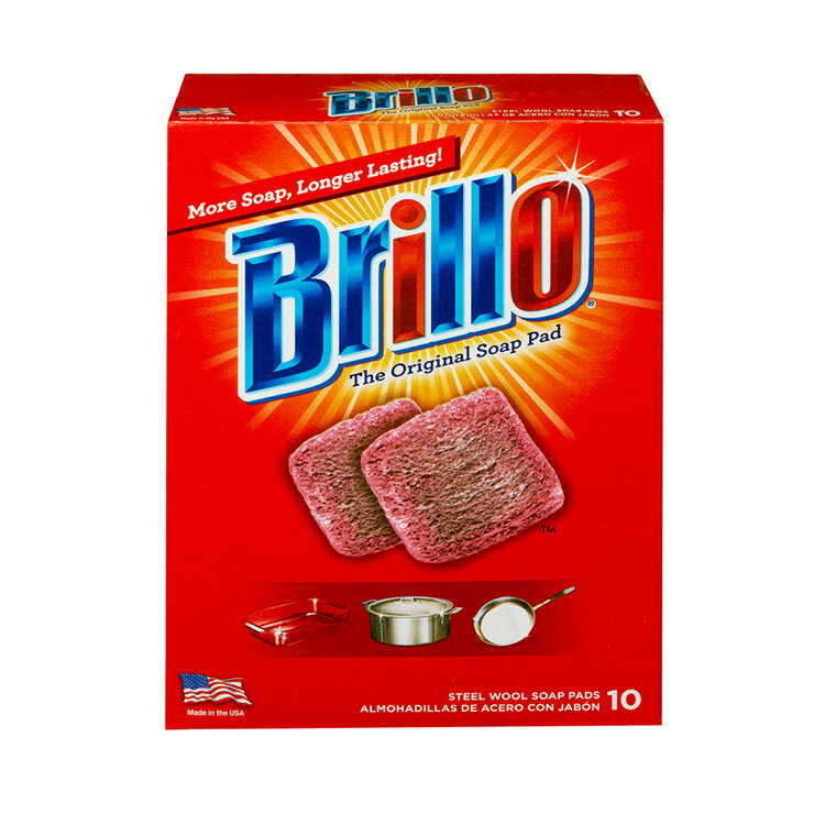 Brillo Pads 10 Multi-use Soap Pads Cleaning Clean Pads Multi Use Soap Pads