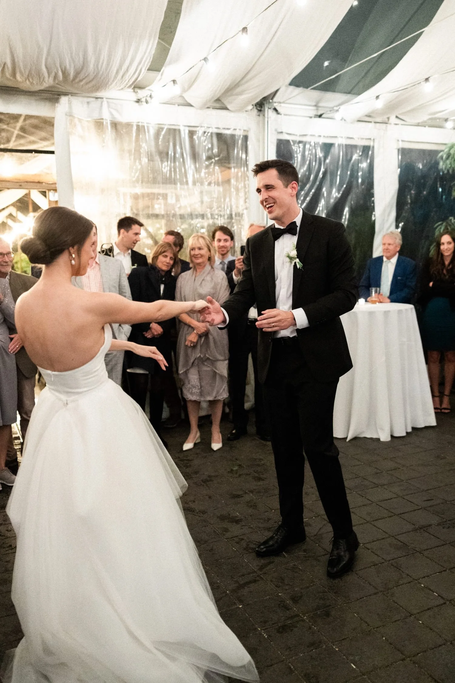 116_Blockhouse PDX Portland wedding 172_Bride and groom share first dance.jpg