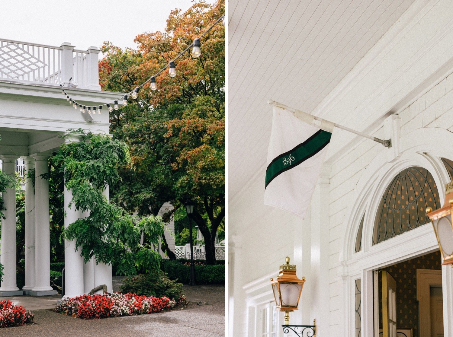 12_Waverley Country Club Wedding-6920_Waverley Country Club Wedding-6911_Columns of white building covered in greenery.jpg