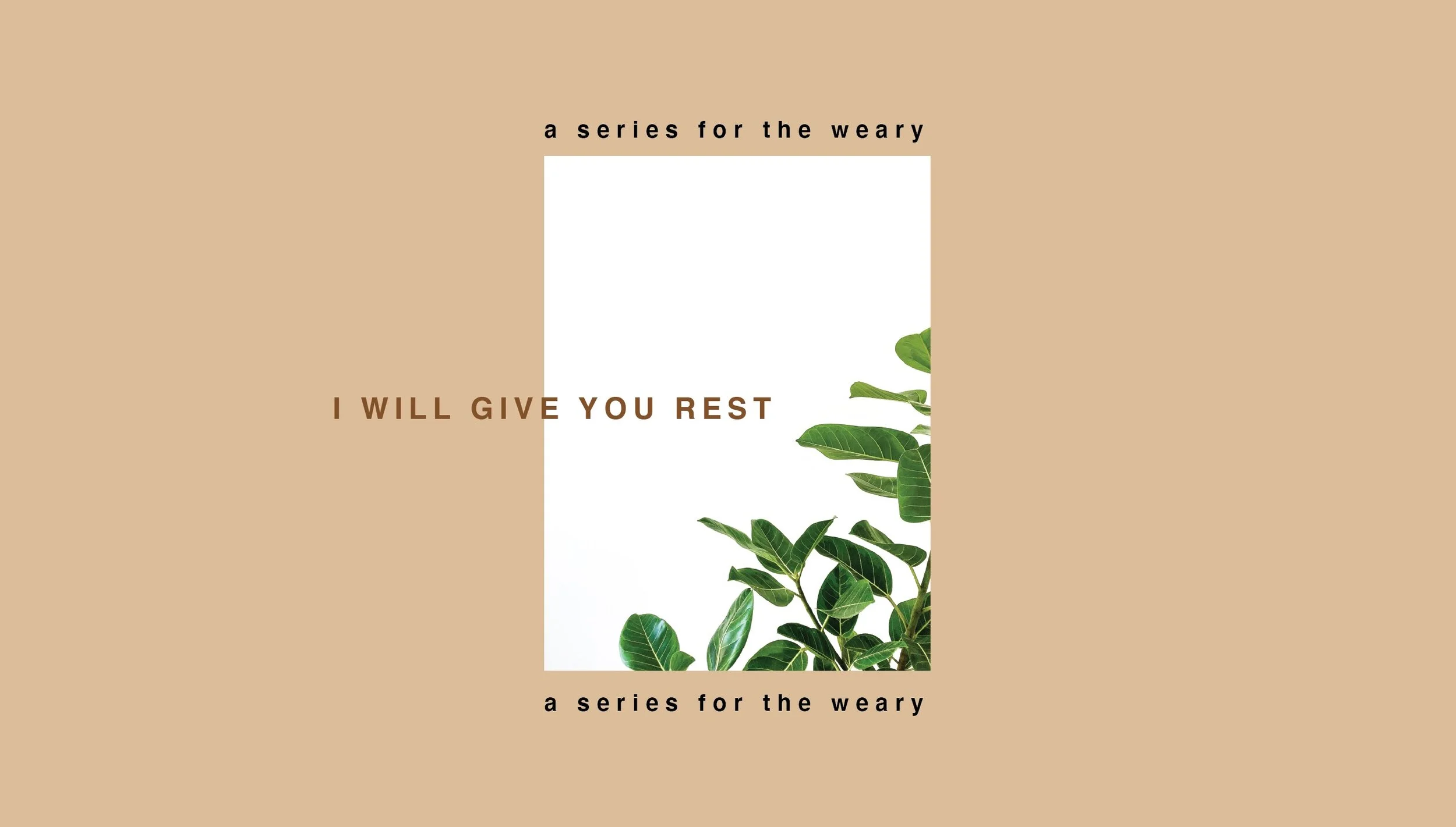 I Will Give You Rest Pt. 3