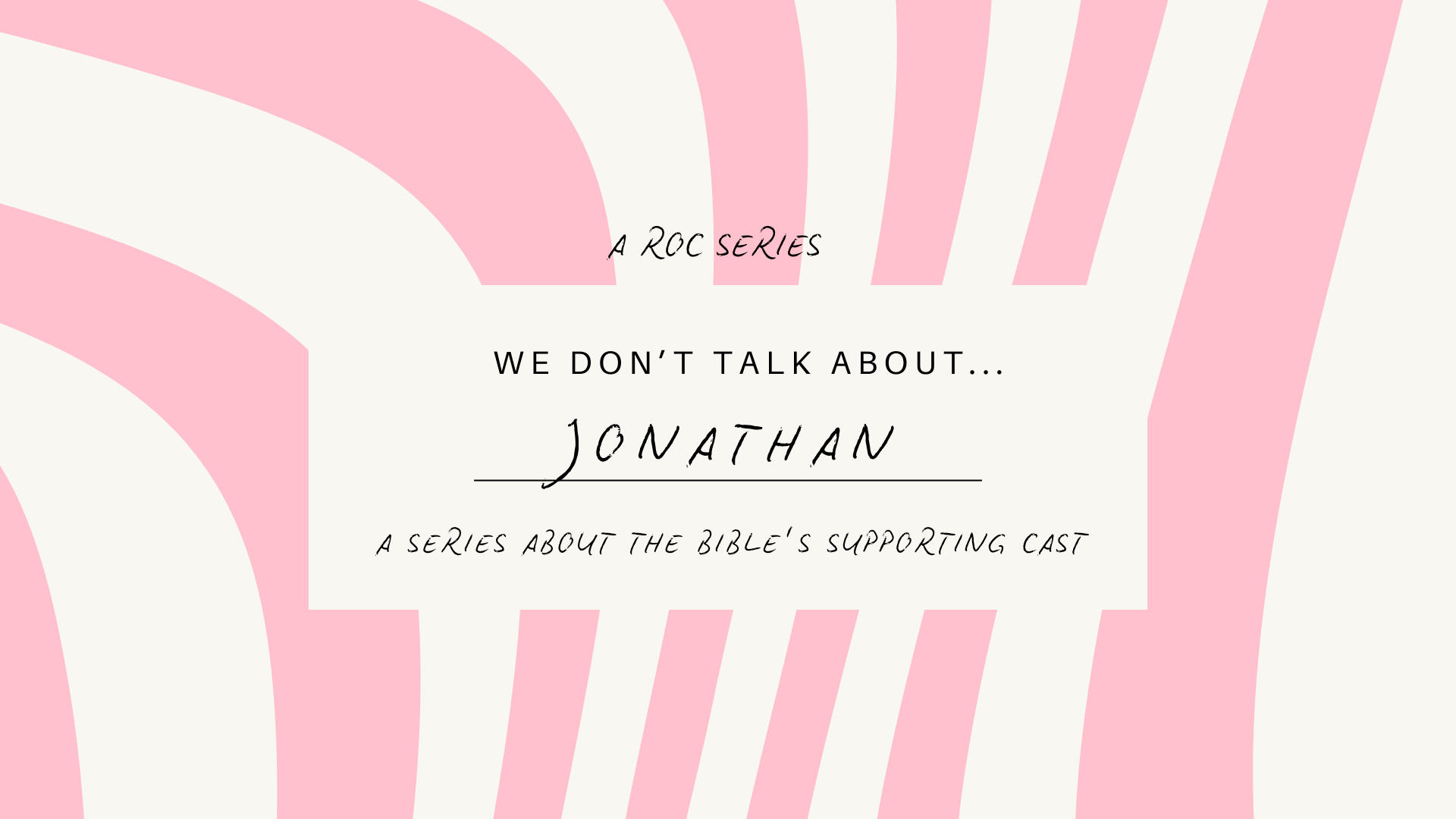 We Don't Talk About Jonathan