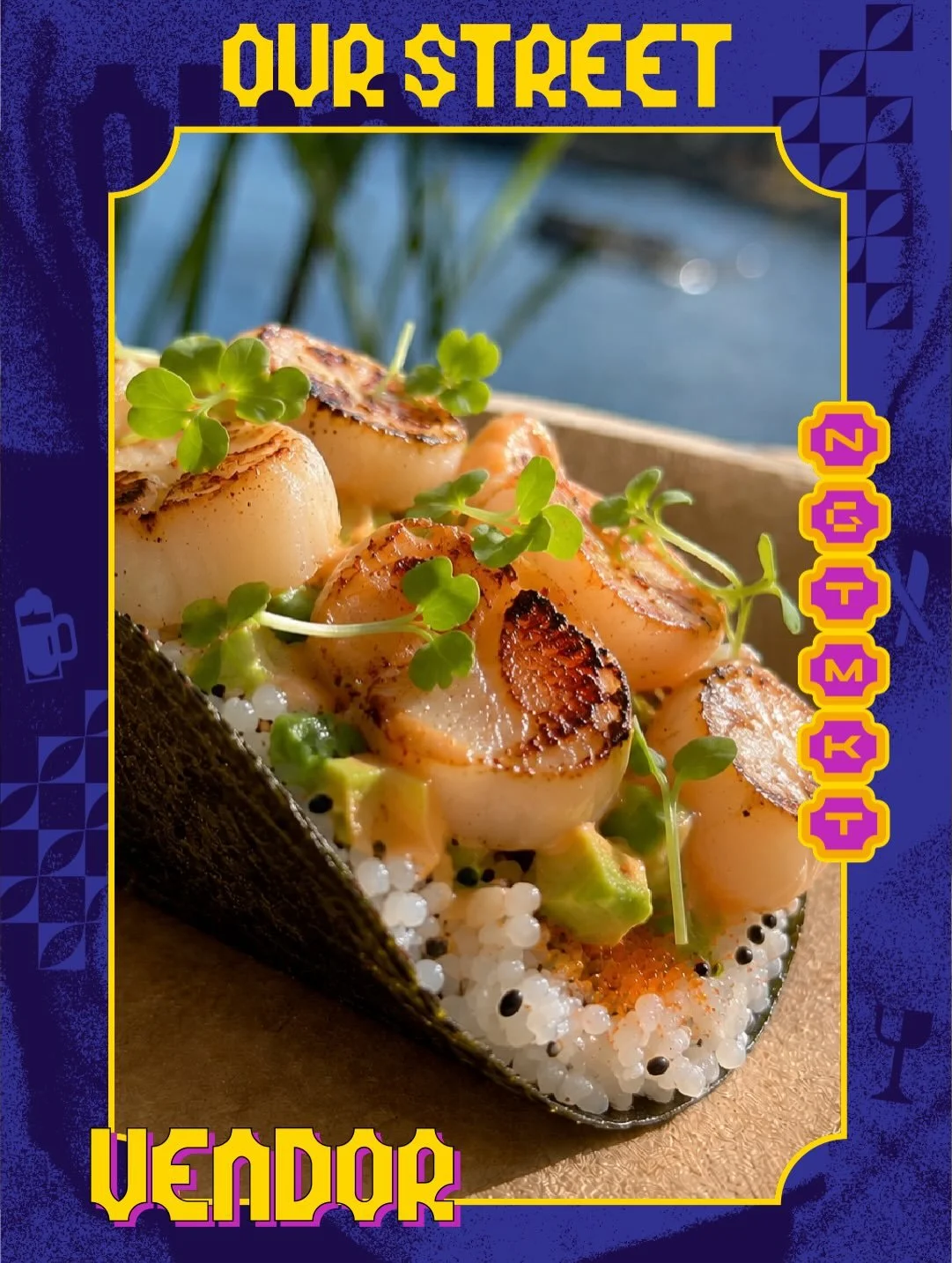 Everyone give a big warm NGT MKT welcome to @akisushitaco 🍣 Come find them on Sept. 5th and get some of these delicious tacos! 🌮

Our Street NGT MKT
Sept. 5th // 5-11pm
Sacramento, CA 
R street between 11th - 14th

🎟️: OurStreetNightMarket.com