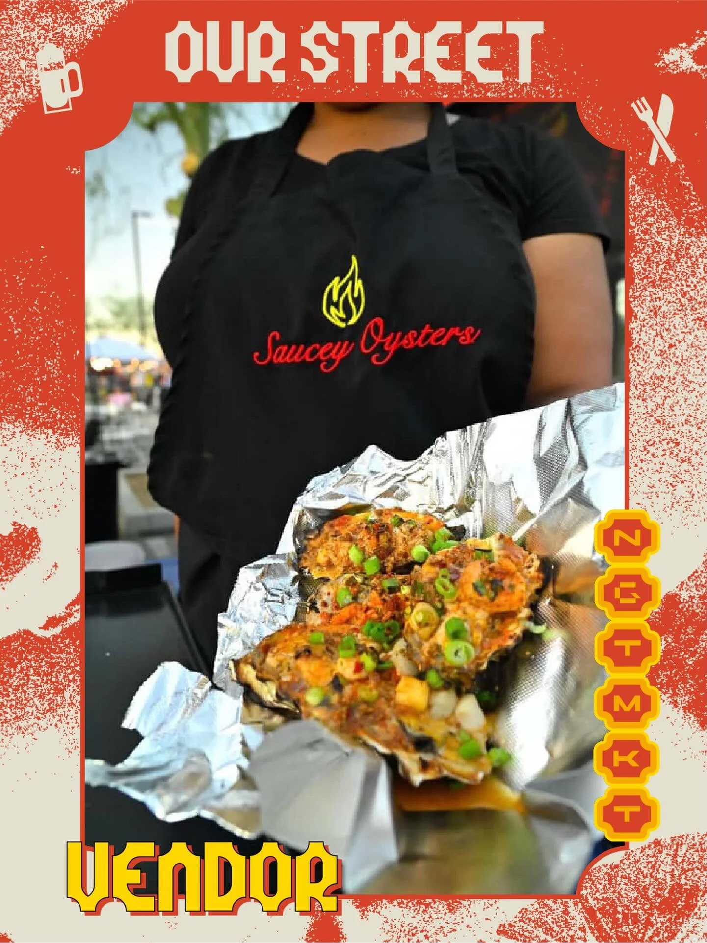 OUR friends at @sauceyoysters_bbq always bring the heat! Literally! They will be grilling up some fresh oysters for y&rsquo;all all night at the NGT MKT🏮 Come see them September 5th!

Our Street NGT MKT
Sept. 5th // 5-11pm
Sacramento, CA 
R street b