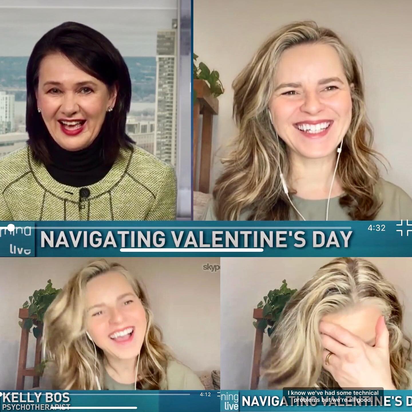 I like to call today&rsquo;s segment, Navigating Valentine&rsquo;s Day AND Technical Difficulties. Haha. We had some great laughs this morning on @chch_morninglive with @annette.hamm starting with my phantom screen problems. My pride has almost recov