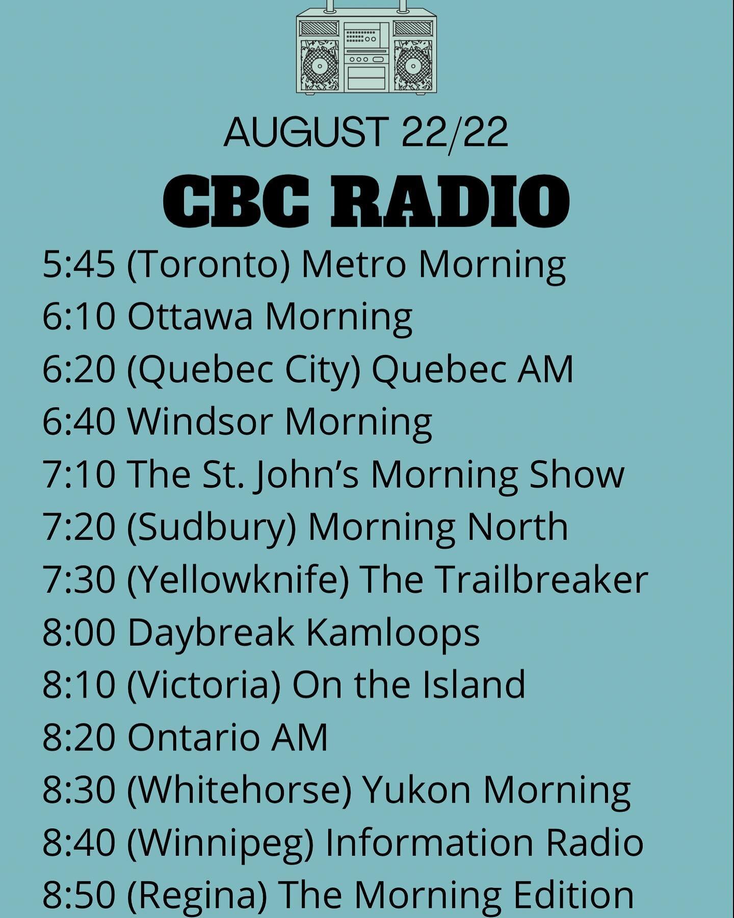 The cross country tour for tomorrow has an early start. Several alarms are being set ⏰🔔⏲
Speaking of early starts&hellip; tomorrow we are talking about how to get the kids school ready when many of us are still remembering dinner at 8 pm at night. &