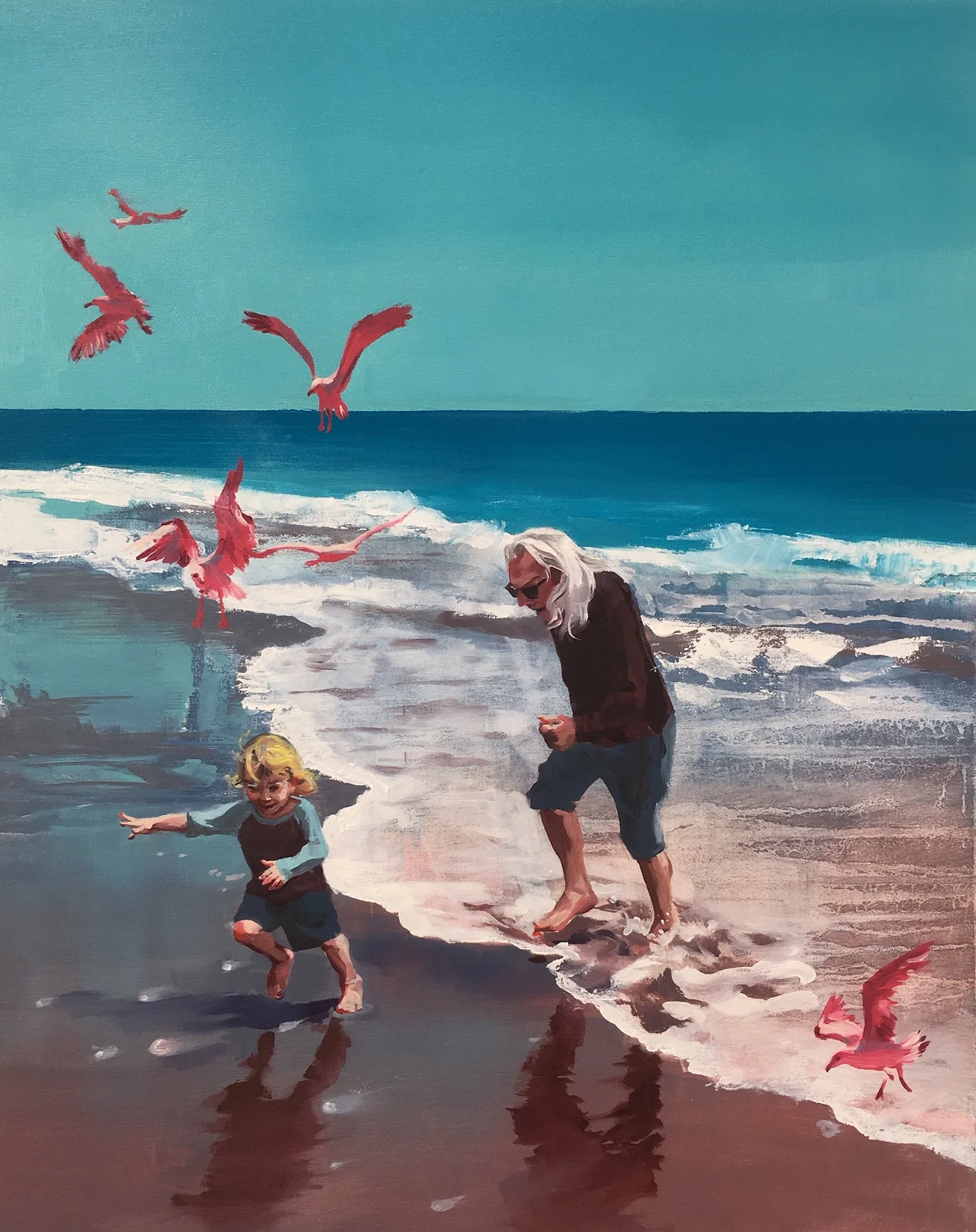 Oil on Panel, 16" x 20", 2018