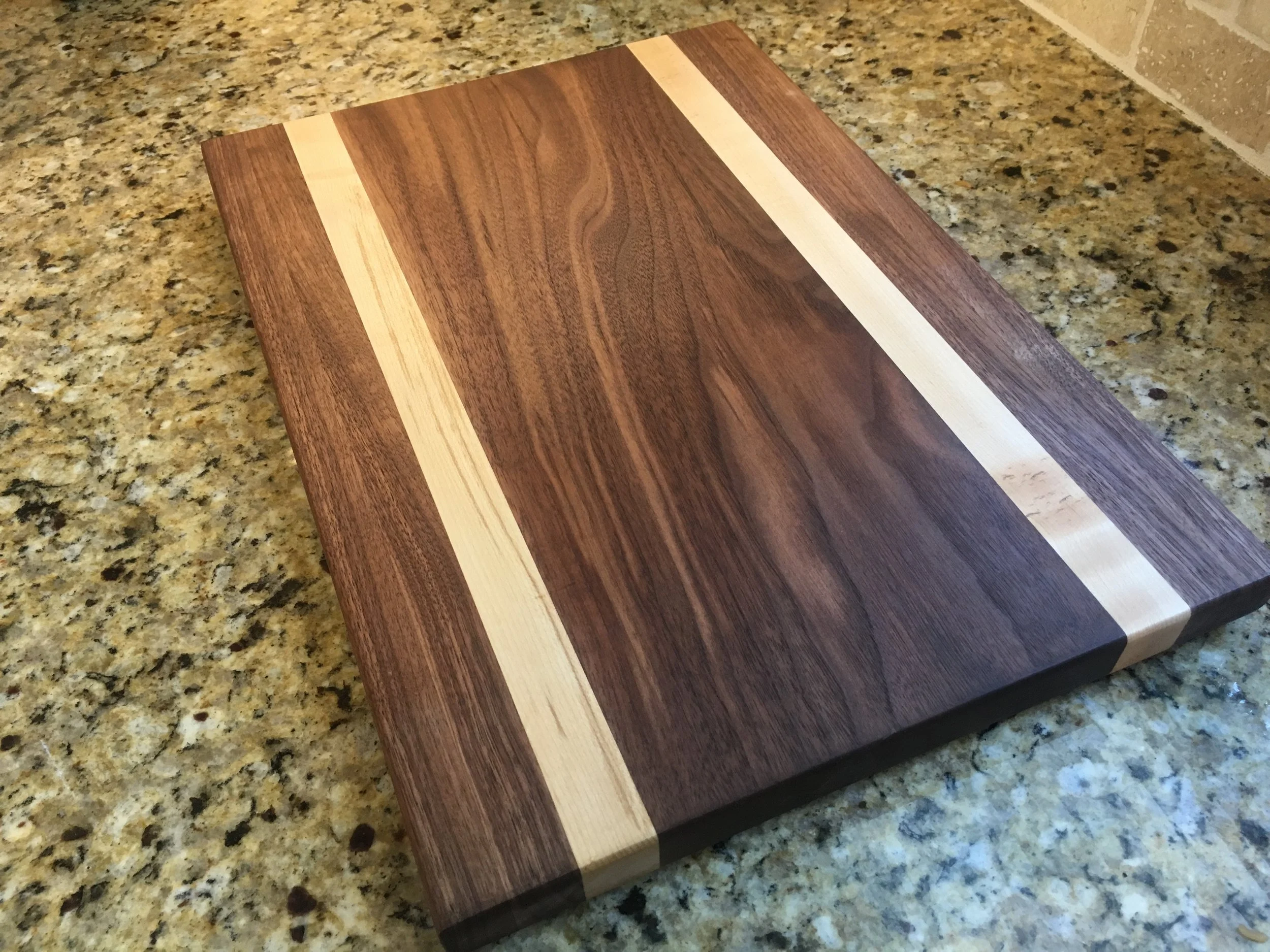 Walnut and Maple Cutting Board