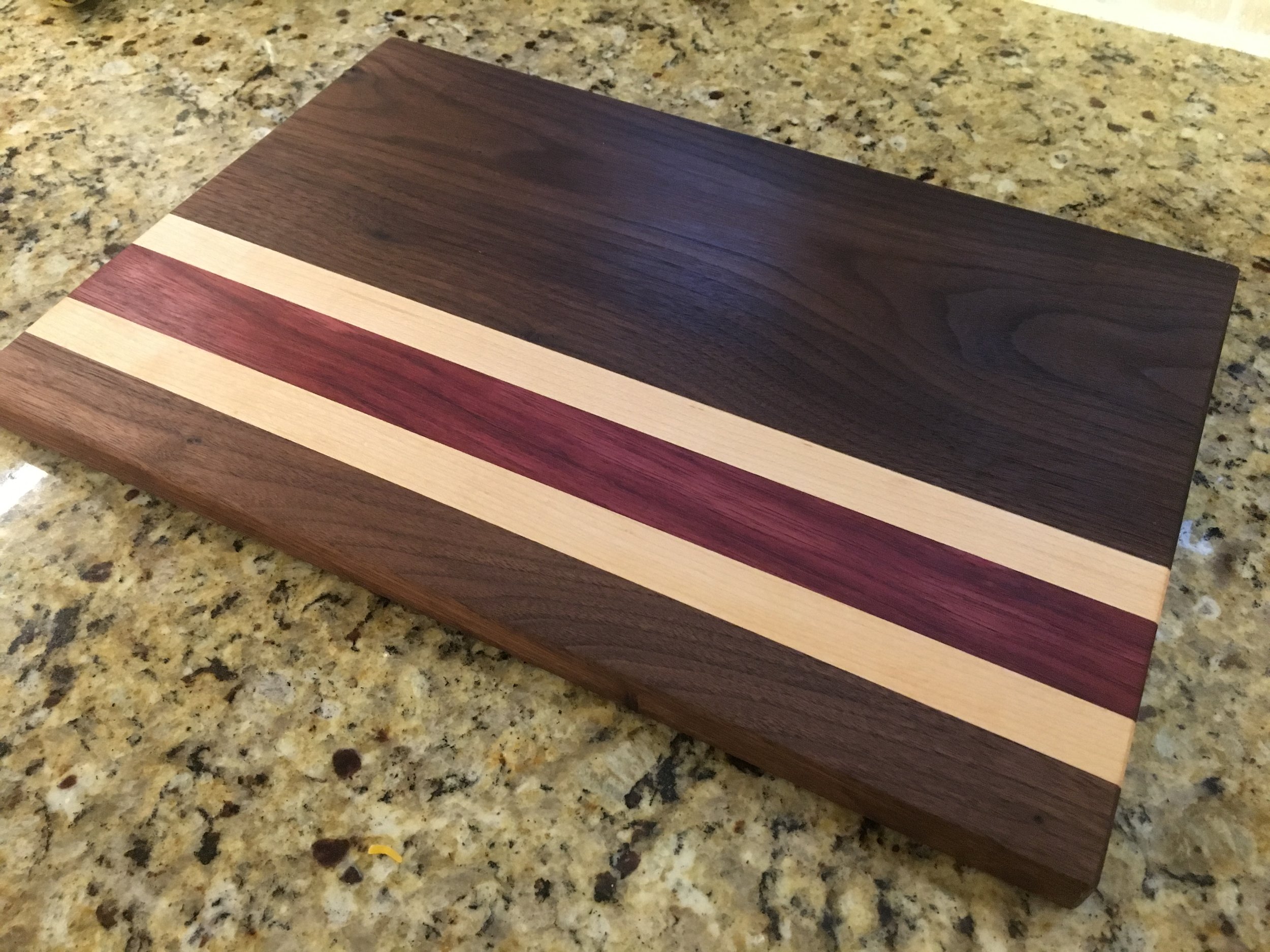 VT Hardwood and Purple Heart Cutting Board