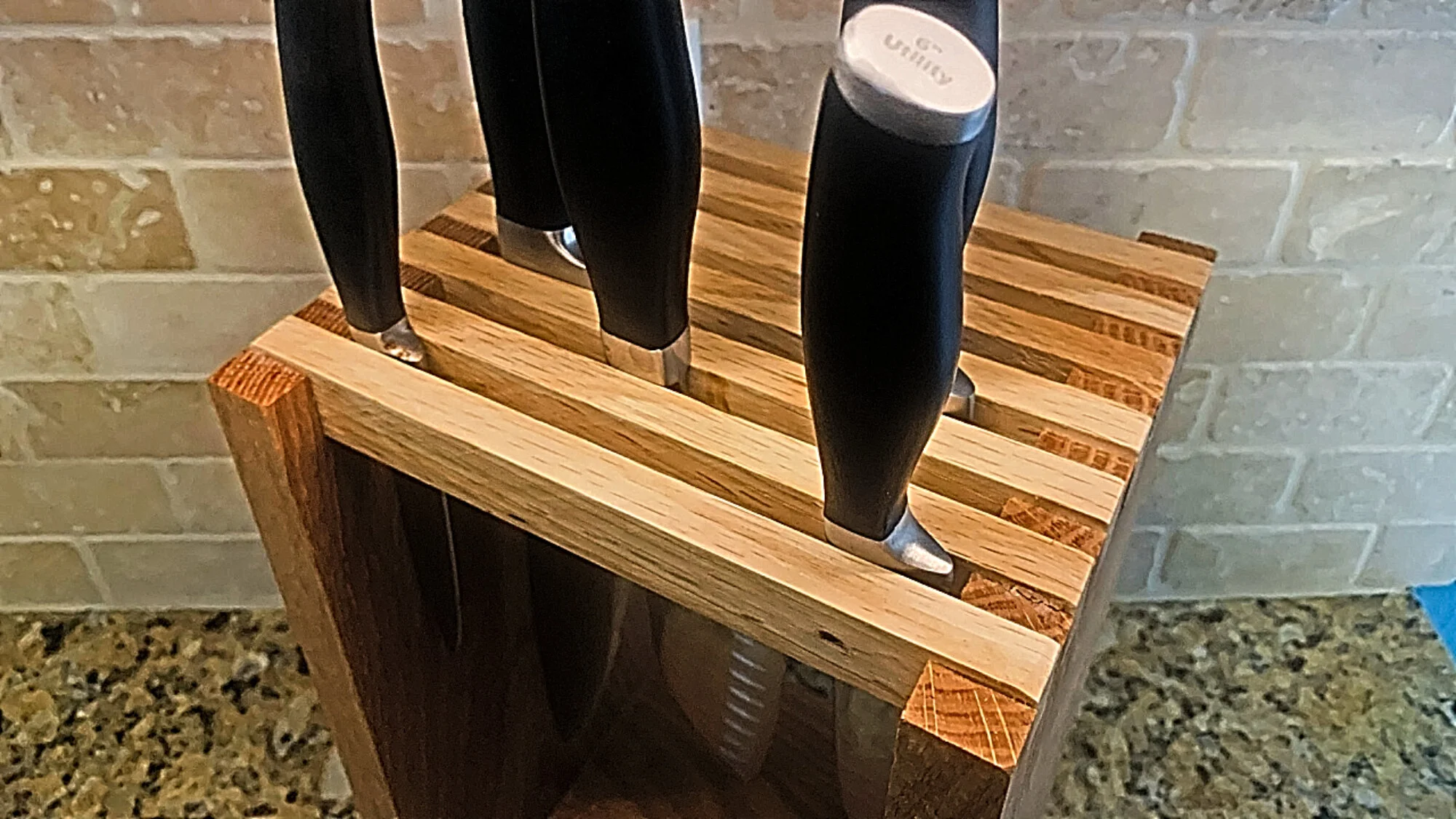 Box Joint Knife Block