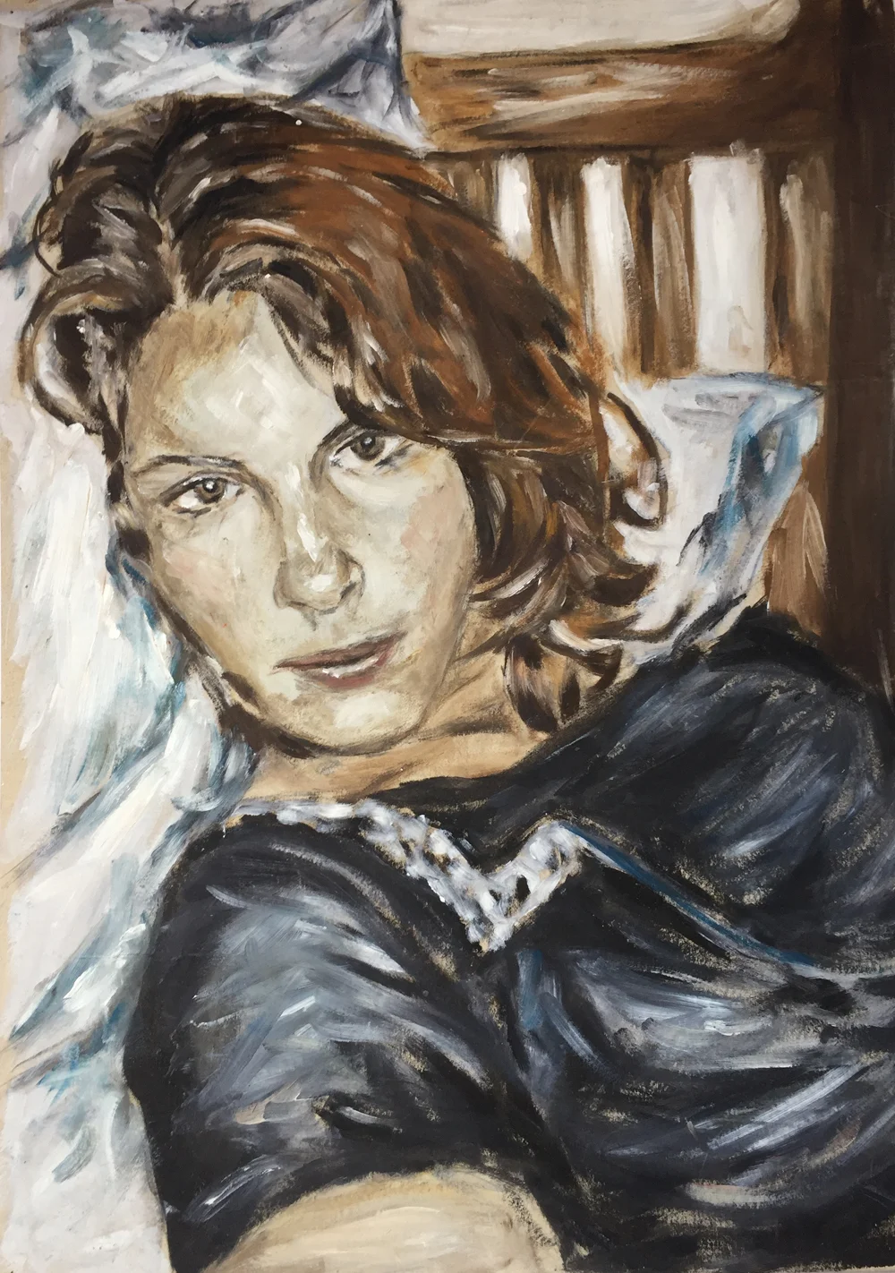  Sister, 2002  Oil on board  Unique piece 