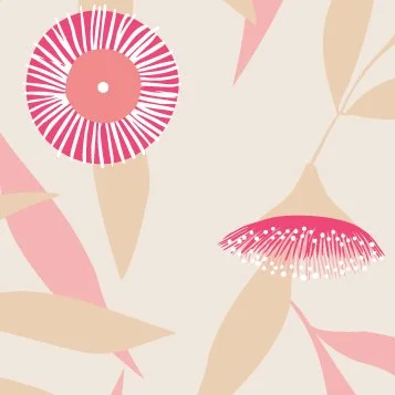 Arabesque flower pink