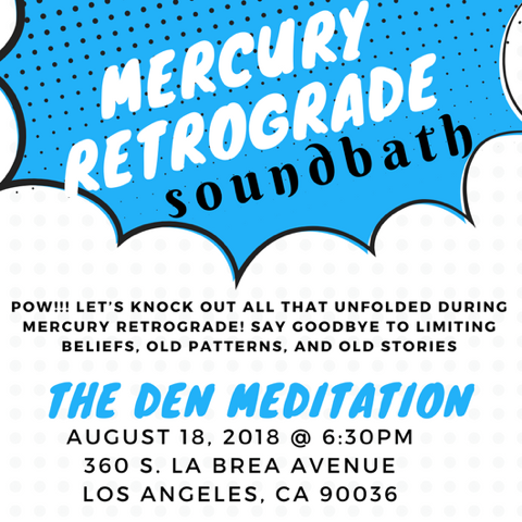 Retrograde Energy Clearing Sound Bath