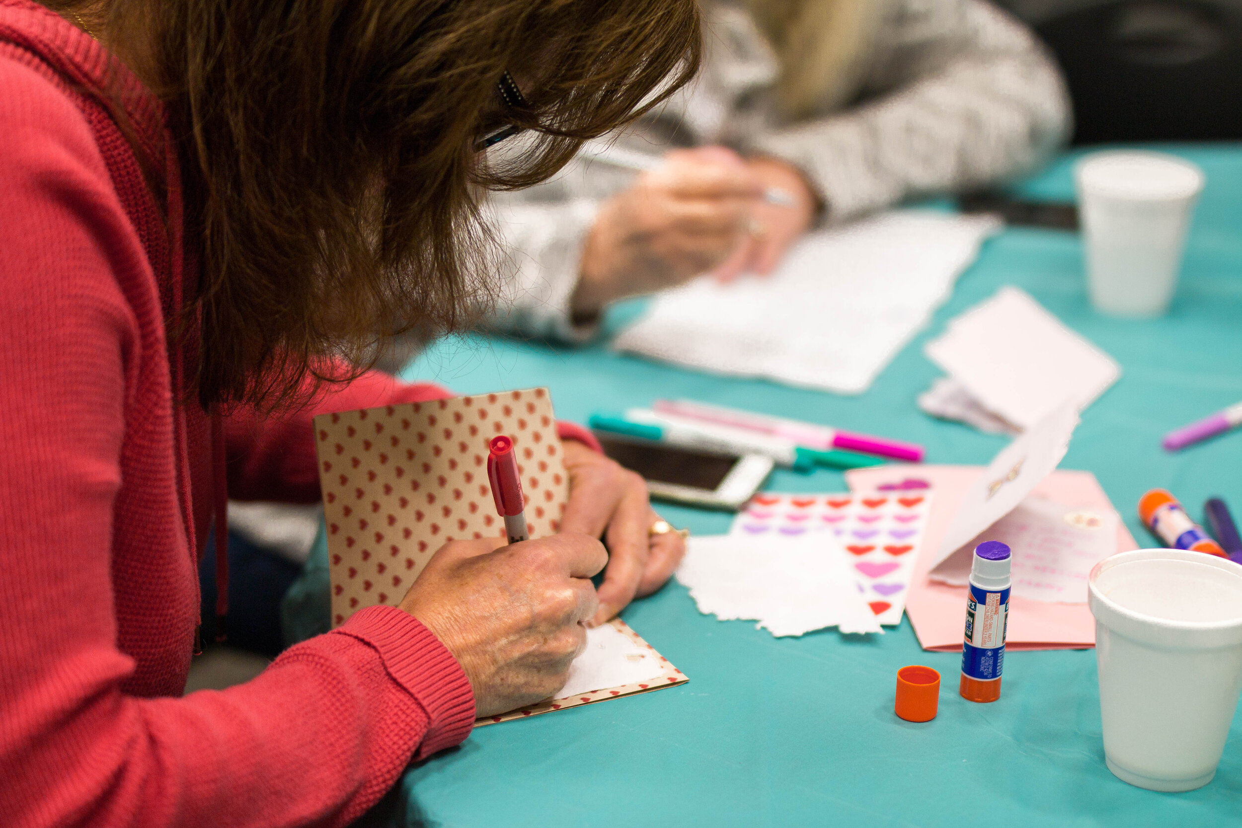 2019 - VOLUNTEERS WRITING LETTERS TO CHILDREN IN KENYA