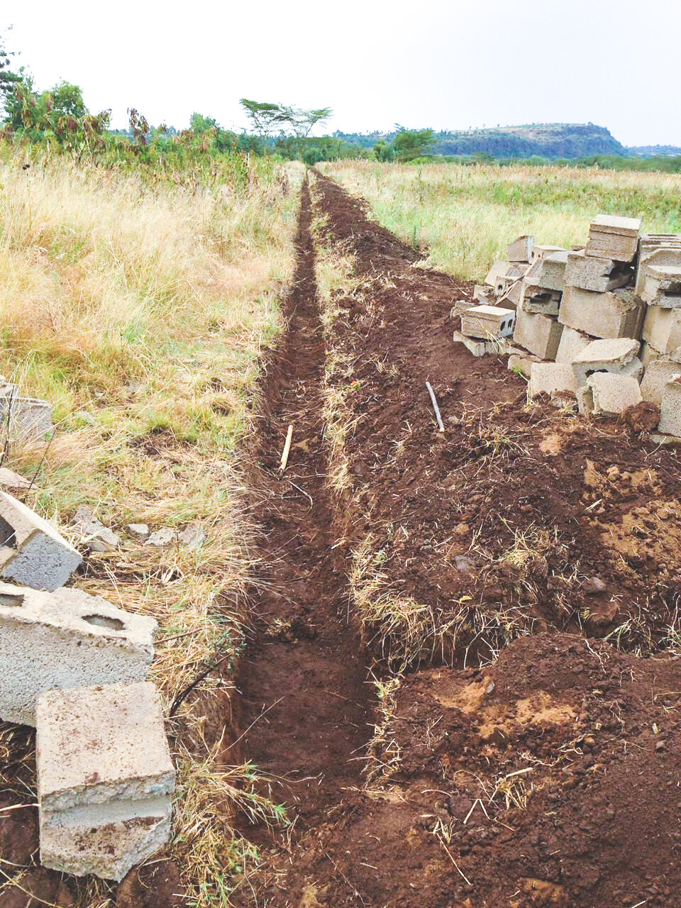 2018 - CONSTRUCTION BEGAN ON THE 5 ACRE FENCE ON THE SAFE HOUSE LAND