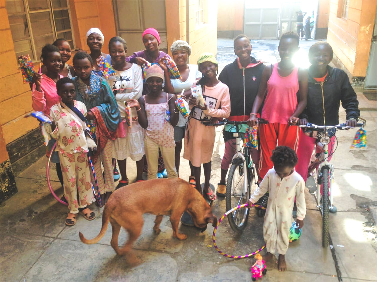 CHRISTMAS 2018 - AFTER OPENING THEIR GIFTS & EATING A CHRISTMAS MEAL - SPONSORED BY OUR GENEROUS DONORS