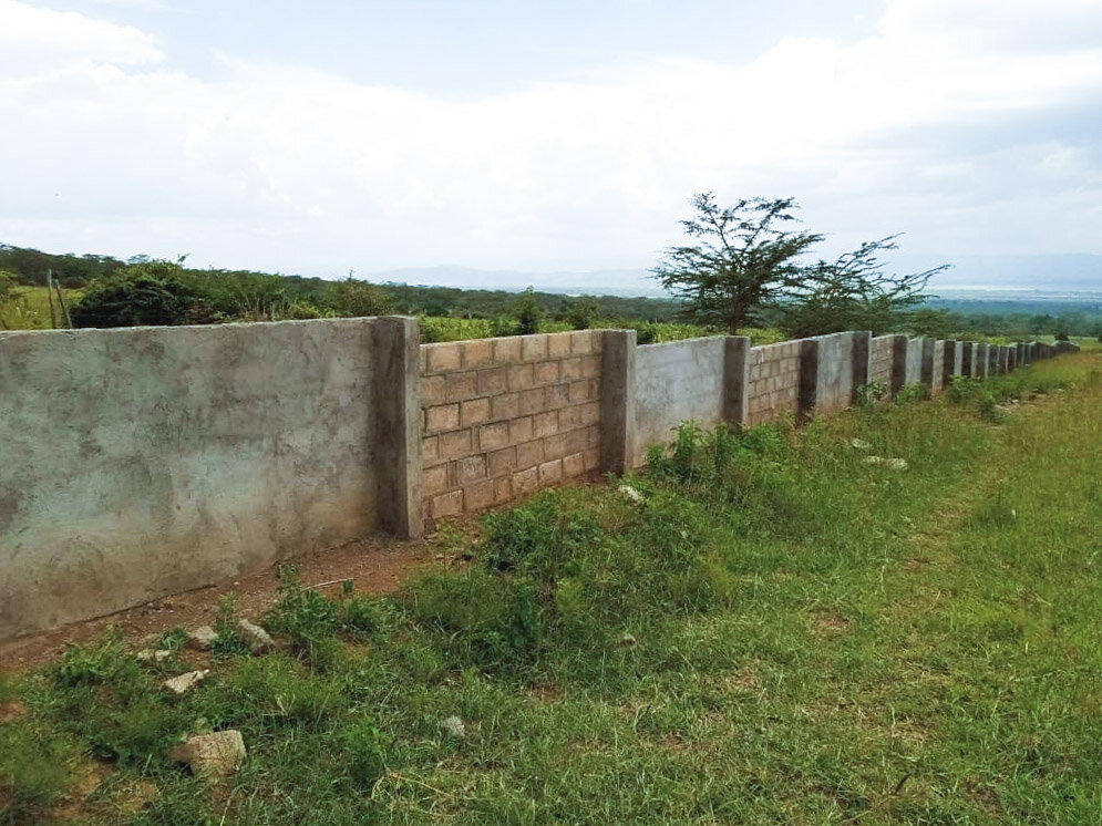 2019 - THE SAFE HOUSE FENCE ALMOST COMPLETE