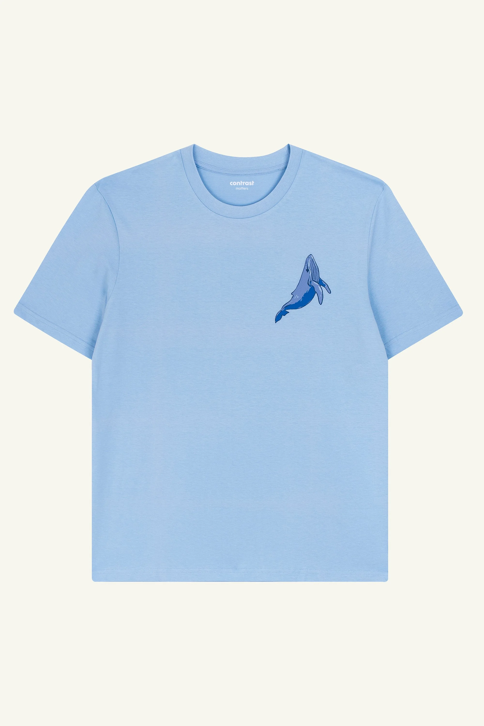 Jumping Whale Graphic T-Shirt – Blue Soul