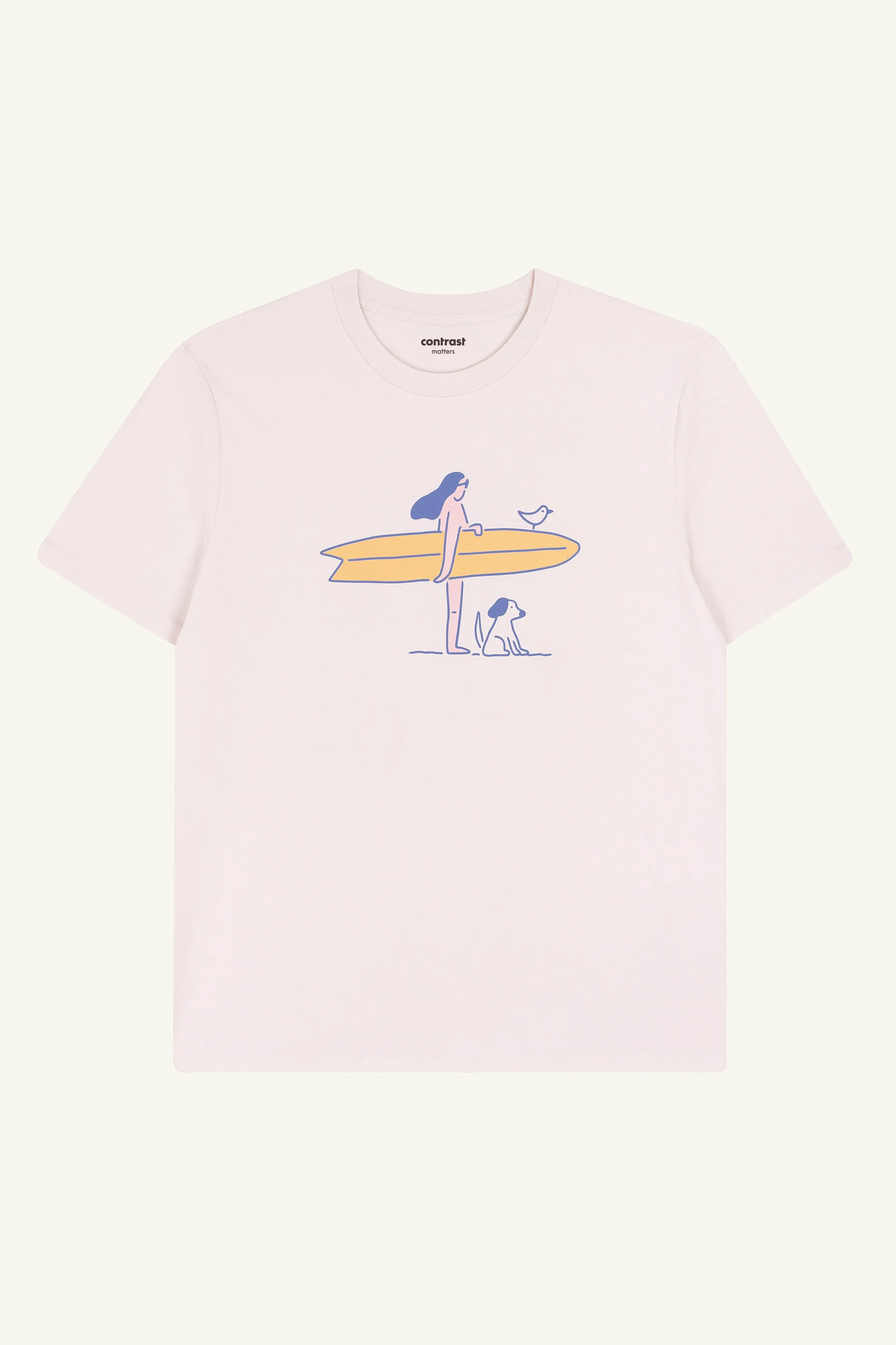 Surf & Friends Graphic T-Shirt – Vintage White