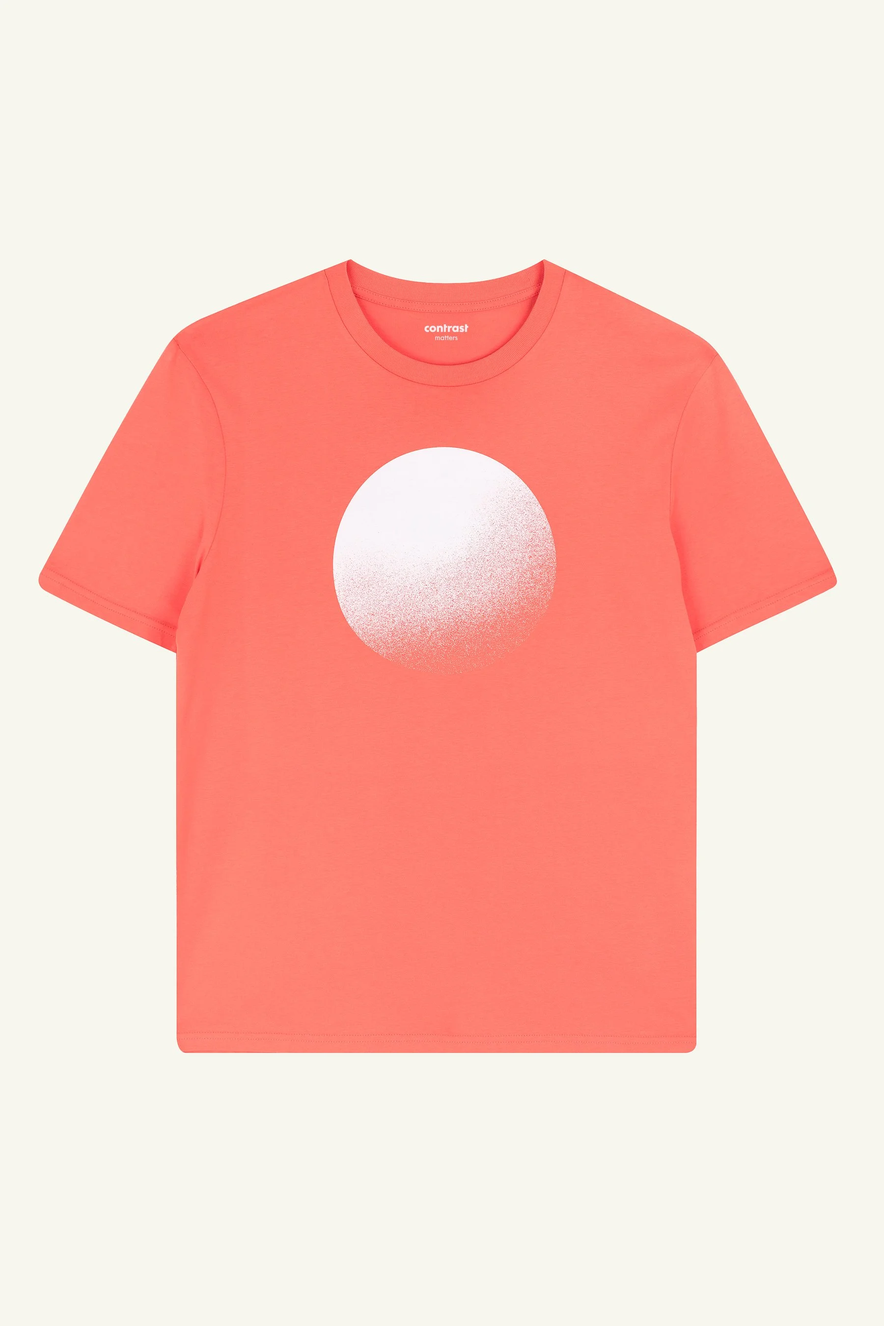 Moon Graphic T-Shirt – Fiesta Orange