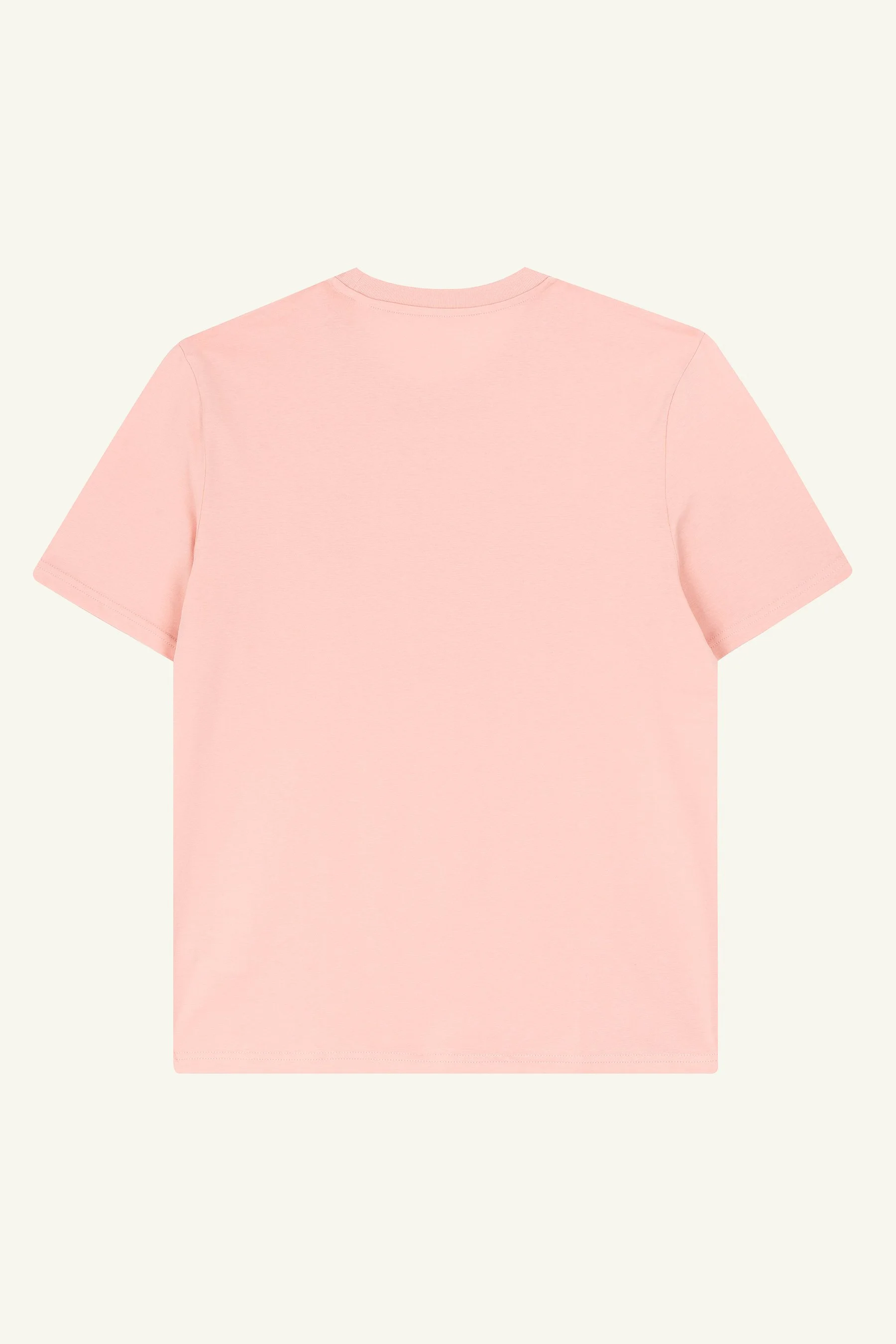 Peach Orange organic cotton t-shirts by Contrast, Melting Icecream graphic t-shirt for summer looks.