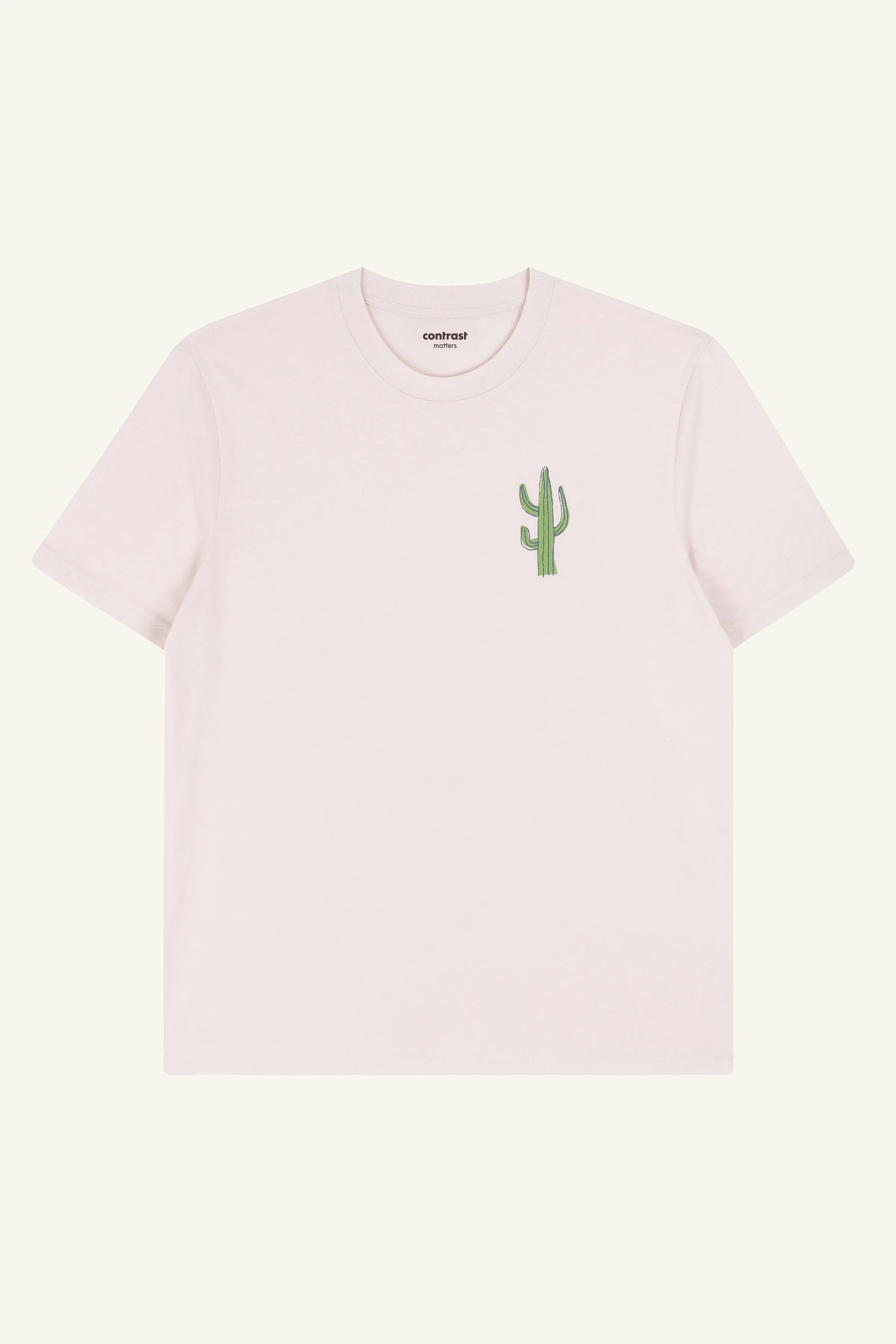 Cactus Graphic T-Shirt – Vintage White