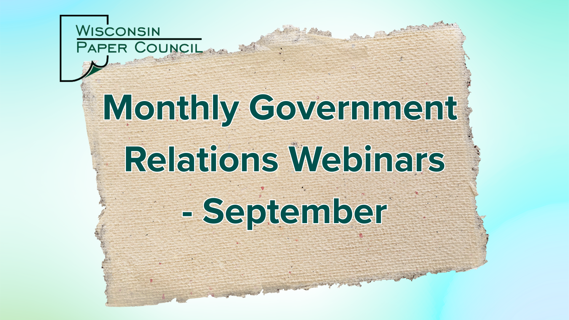 WPC Government Relations September Webinar
