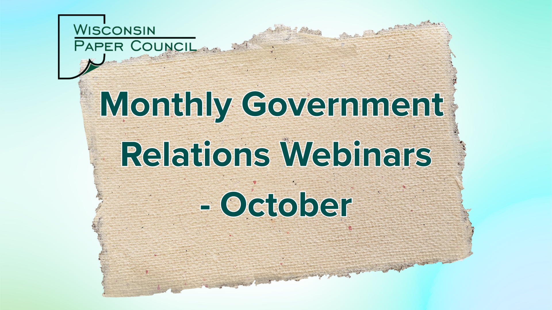 WPC Government Relations October Webinar