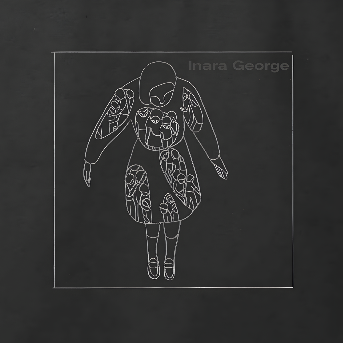 Inara George Geoff McFetridge Black Tote Detail.png