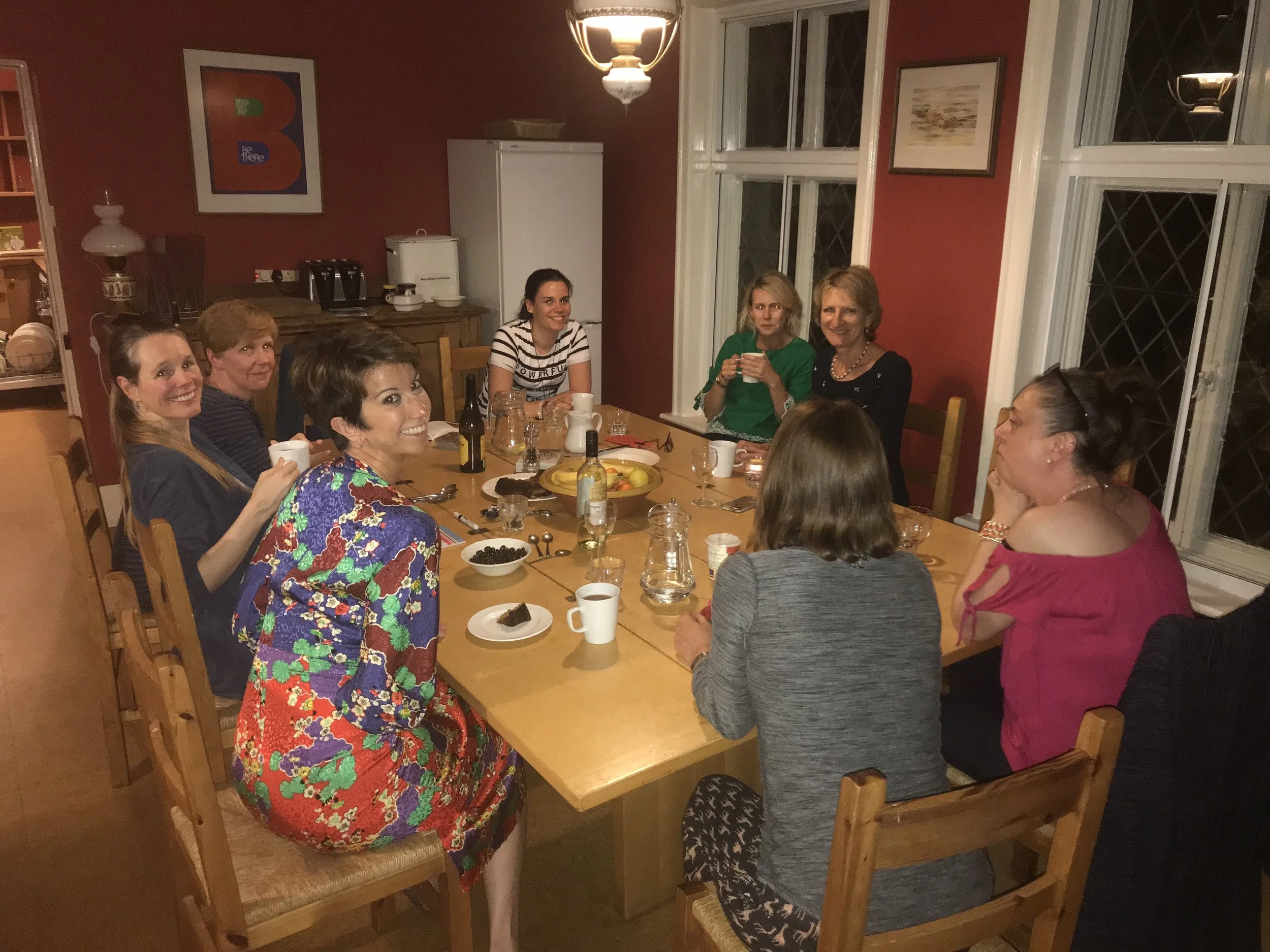 Saturday night on the Self-Love Retreat, May 2018