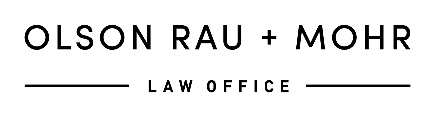 Olson Rau + Mohr Law Office. Camrose, Vegreville and Area Law Firm.