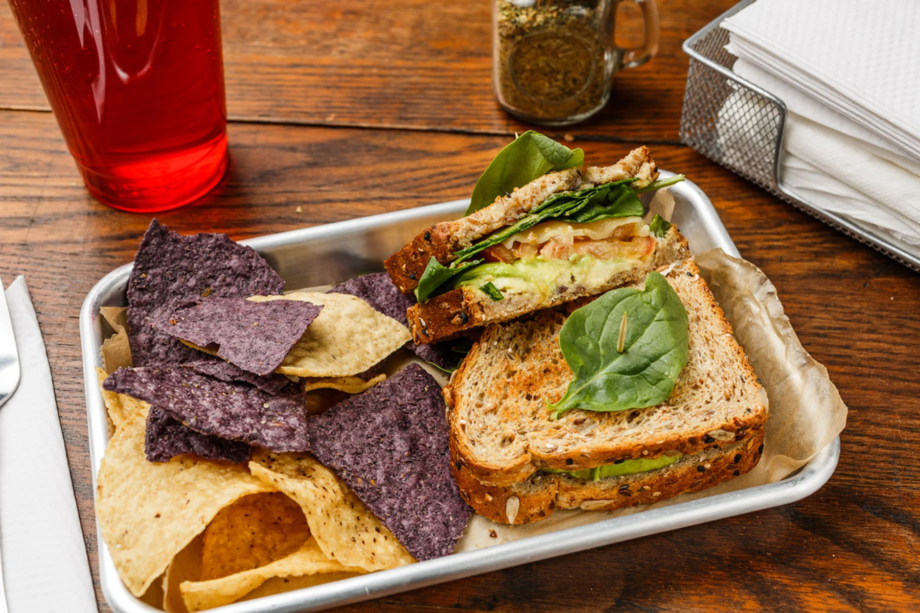 Californian Avocado, tomato, Monterey Jack cheese, spinach, mayo, and spike seasoning. Make into salad, sandwich, or wrap. $7.49