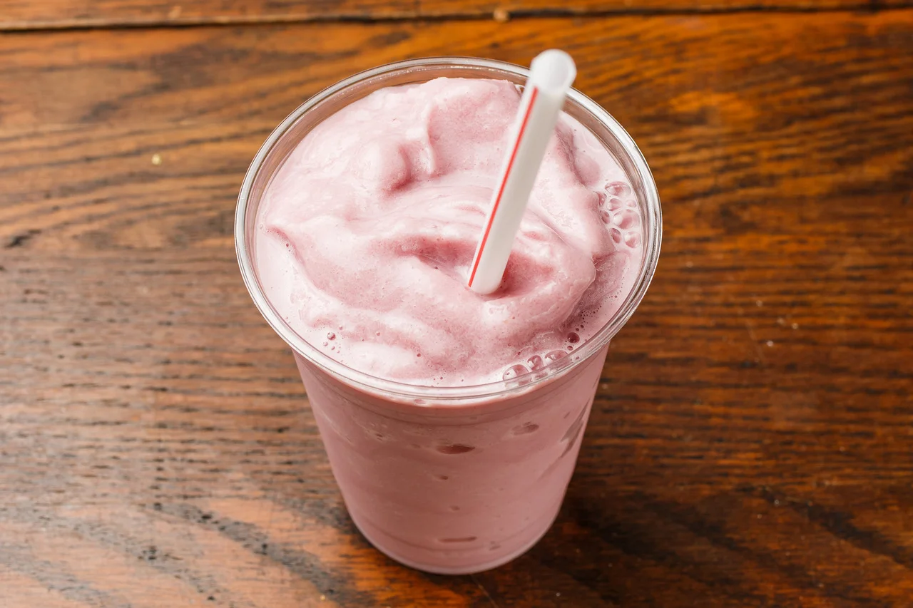 Jack's Smoothie Frozen yogurt, banana, and hemp protein (16oz.) Small $5.49 (24oz.) Medium $7.49 (32oz) Large $9.49