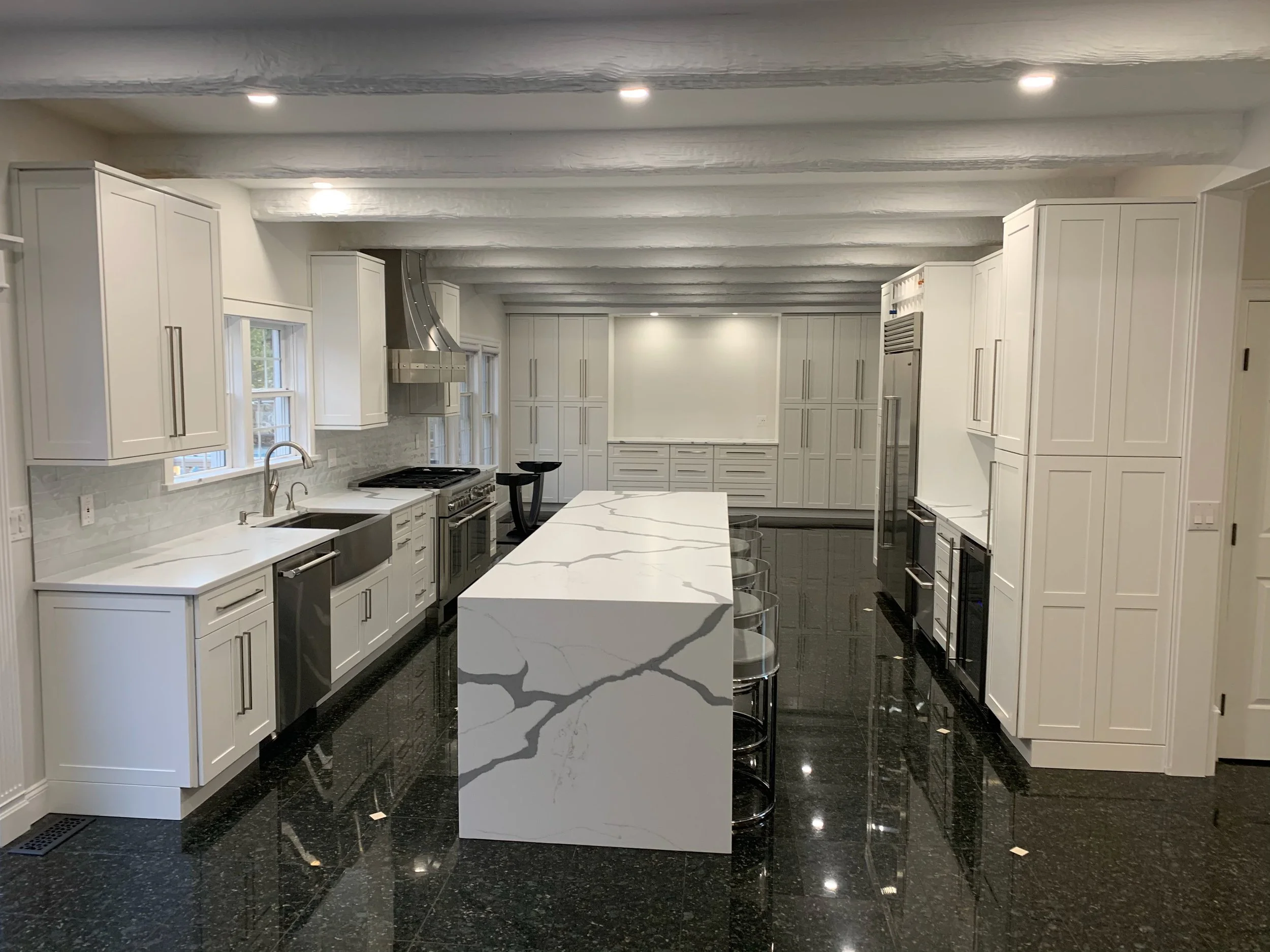 Contemporary Transitional Kitchen Remodel by Muriqi Kitchens Ltd project photo 2