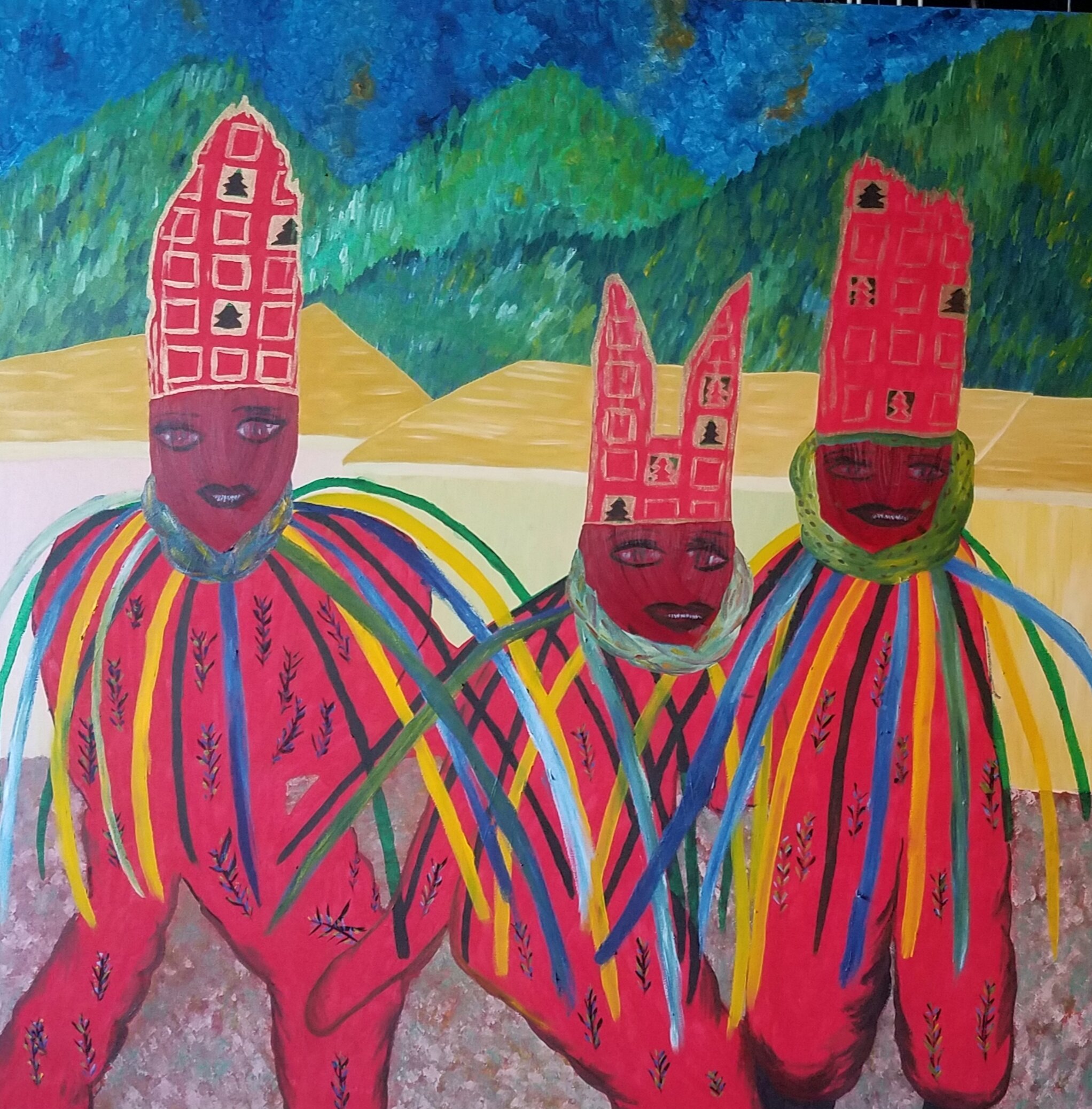 Oil paint on canvas 