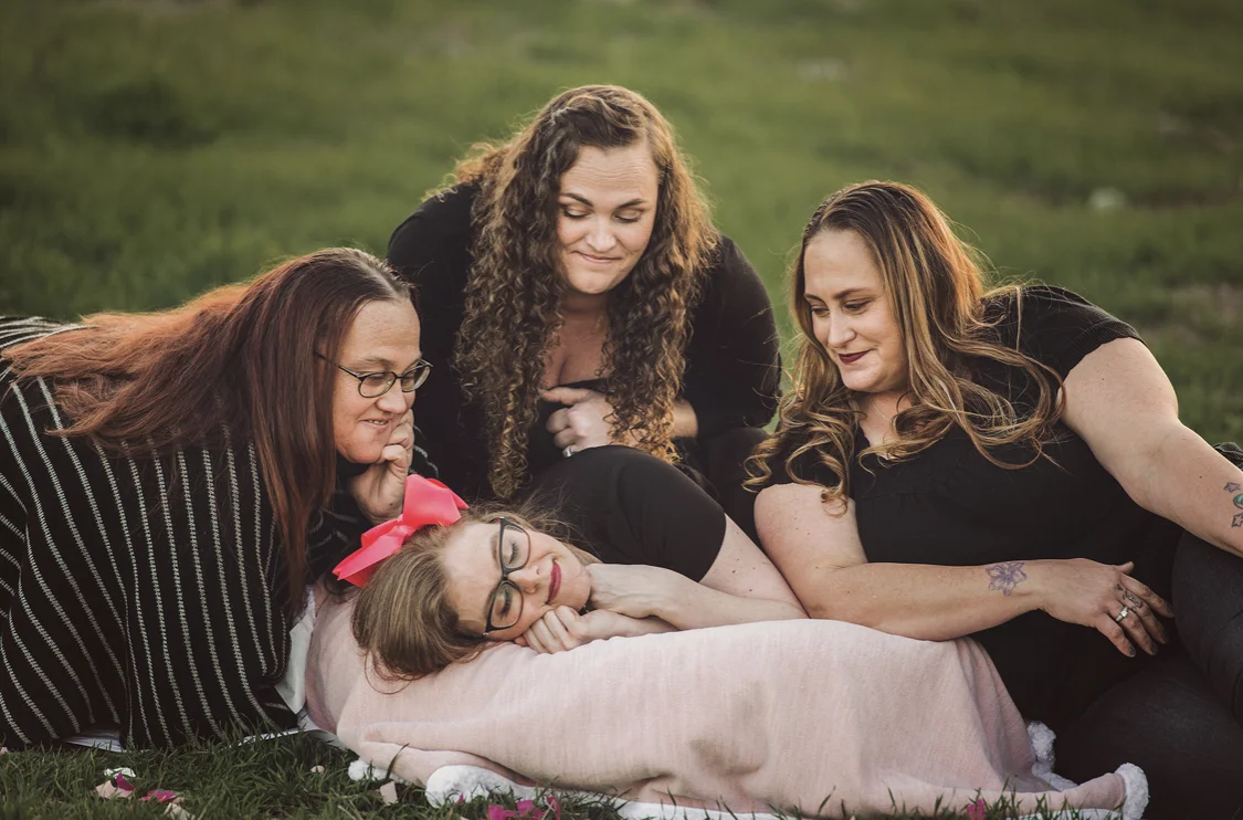 There’s a new sister in the bunch! Photo courtesy of Megan Dendinger