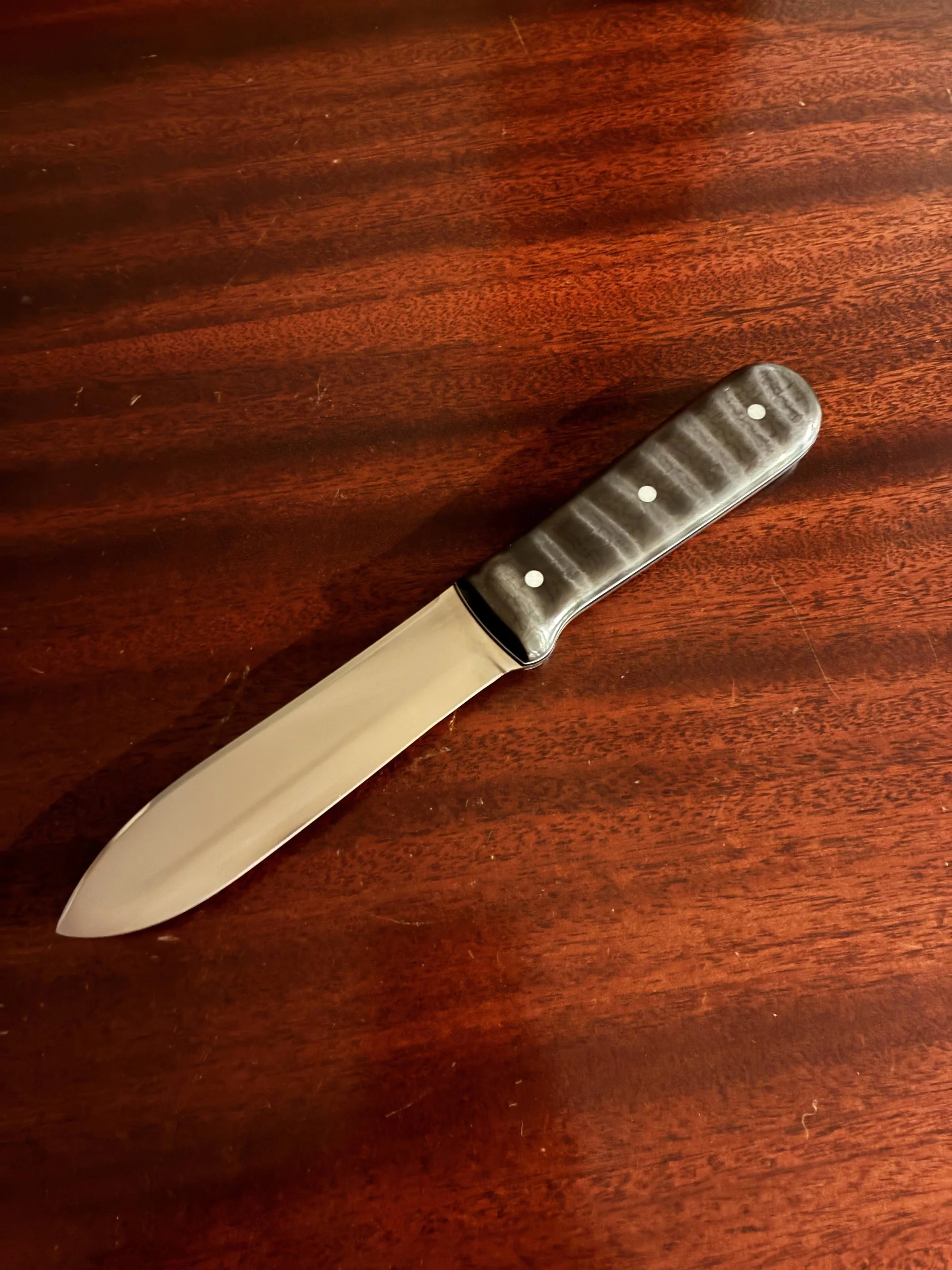 Dogwood Kephart with chatoyant carbon finer