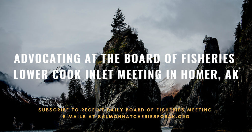 2023 Lower Cook Inlet Board of Fisheries Meeting — Salmon Hatcheries