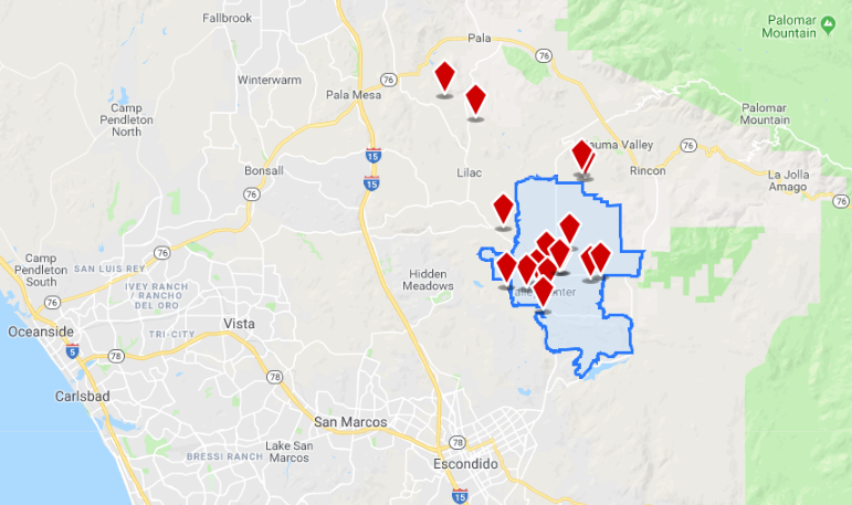 Click here to explore commercial real estate available in Valley Center, California